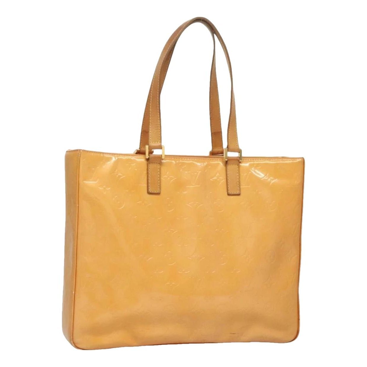 Patent leather tote