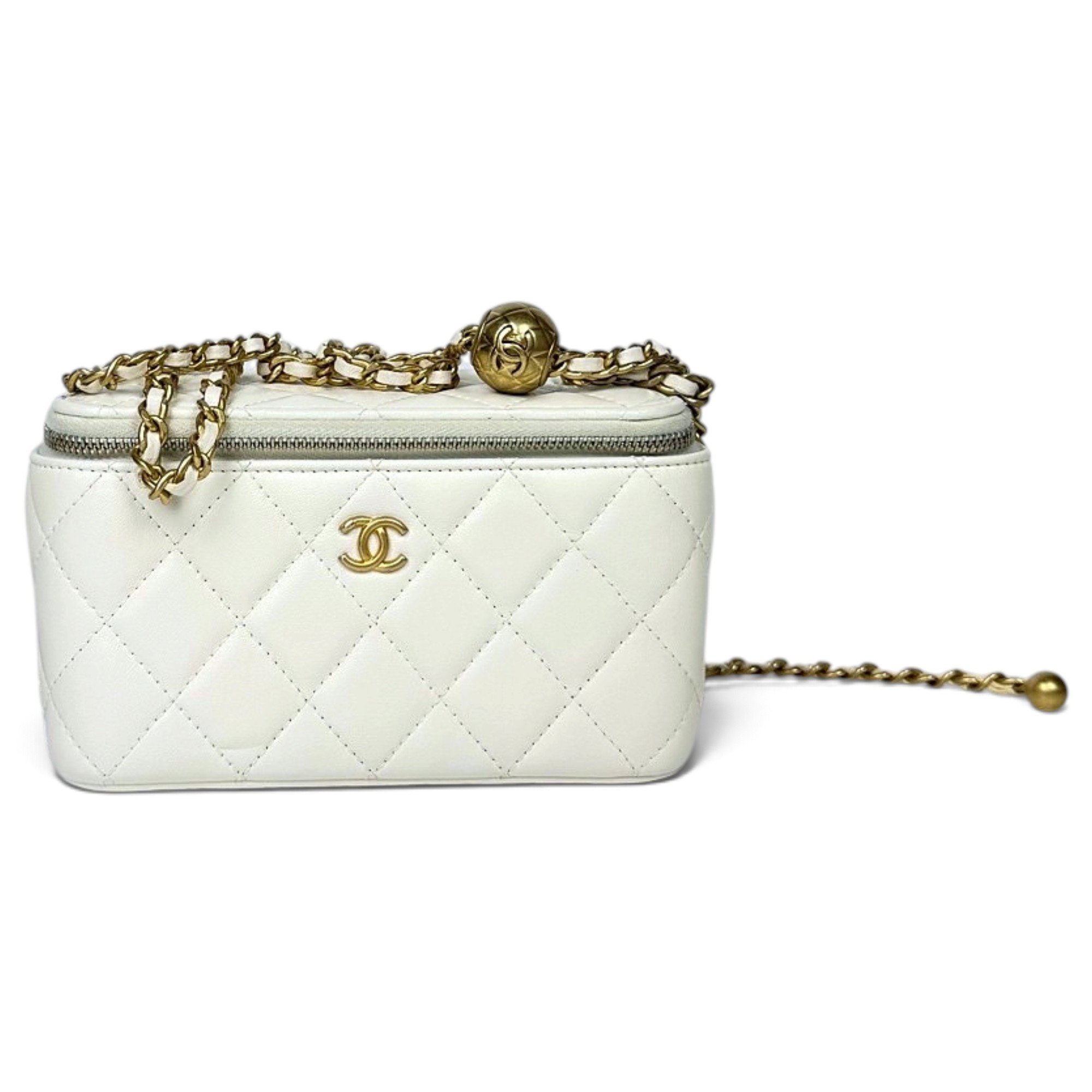Trendy CC Vanity leather handbag