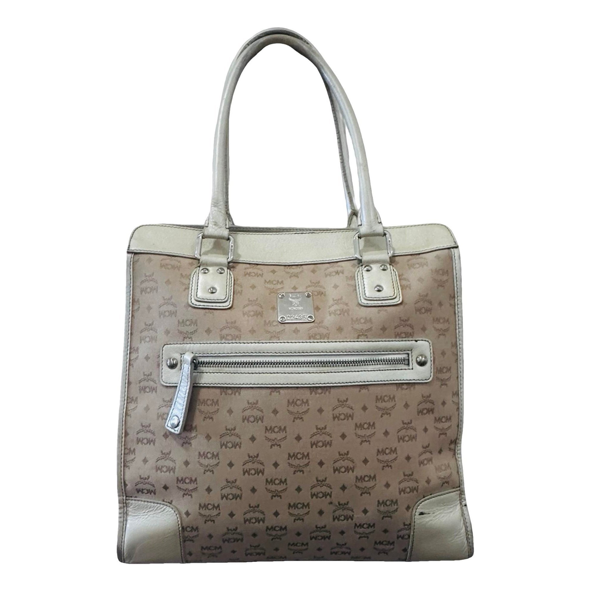 Leather tote
