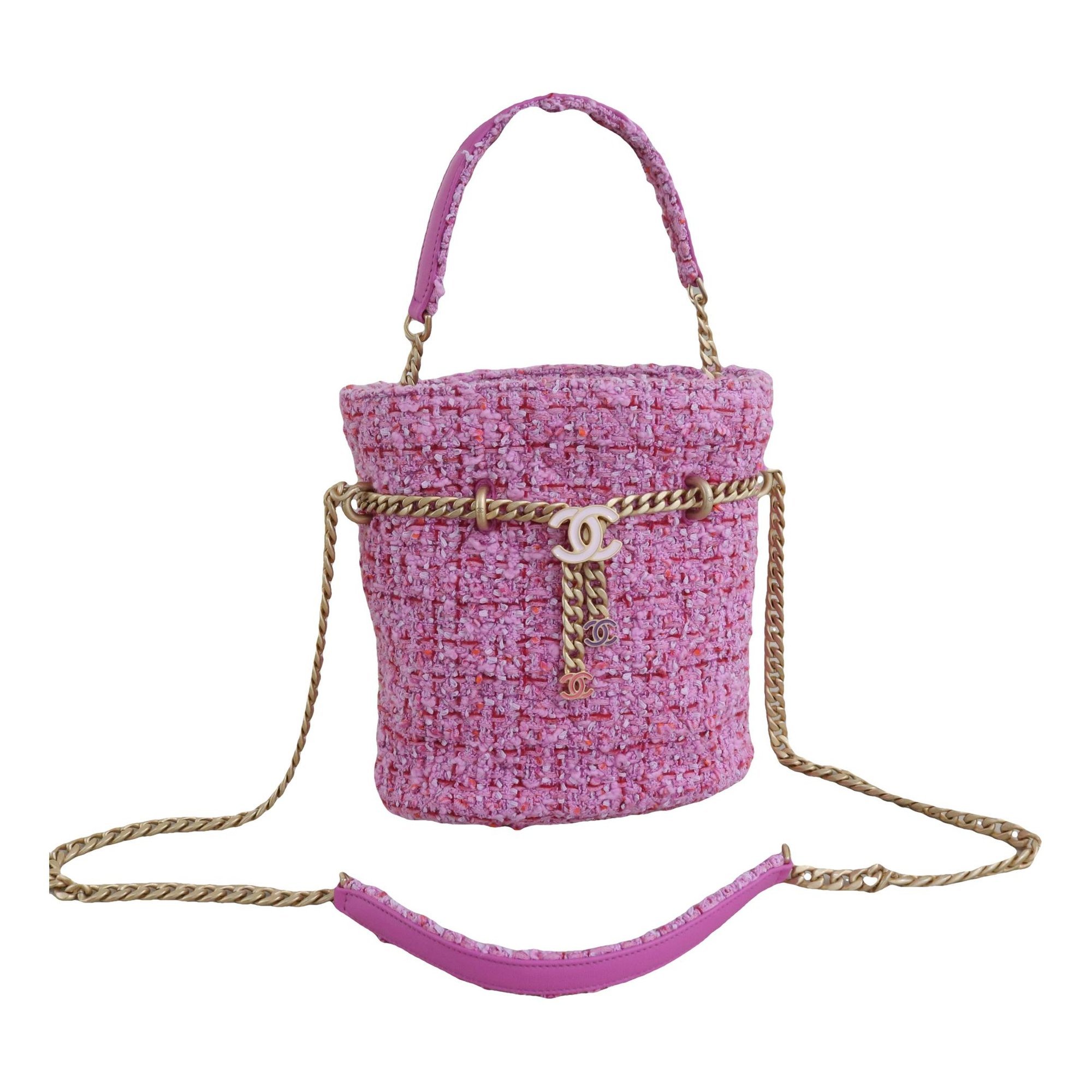 Gabrielle Bucket linen crossbody bag