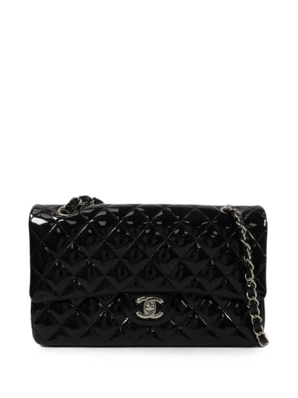 CC turn-lock shoulder bag