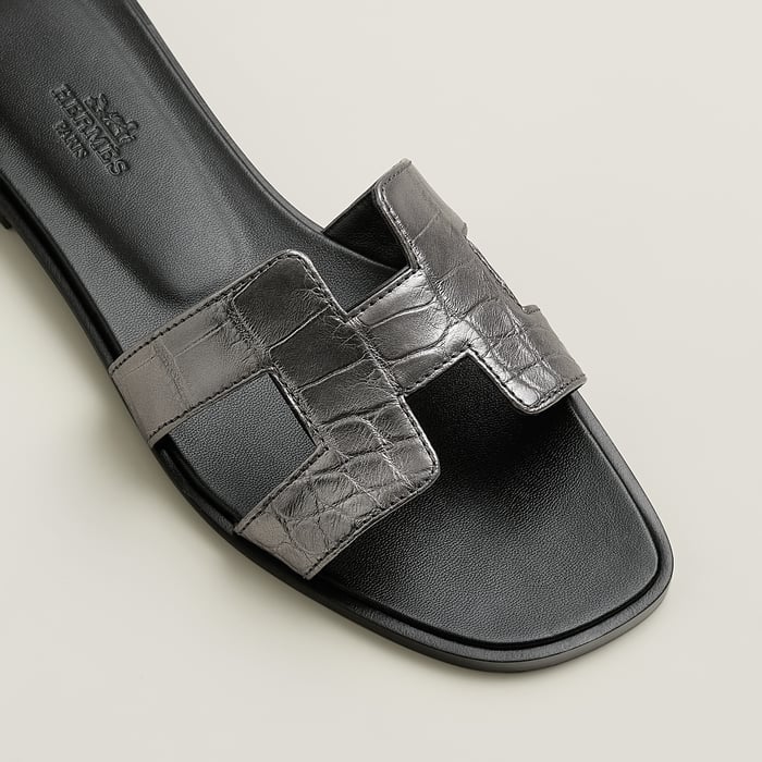 Gris Argenté Oran Sandal
