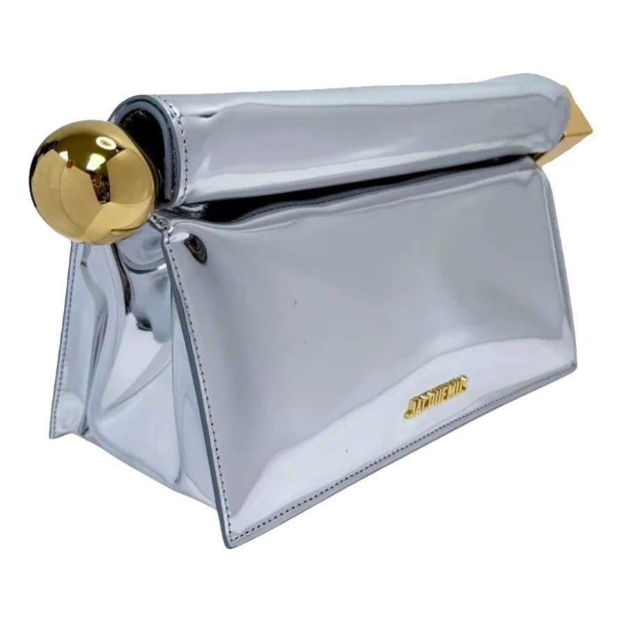 Jacquemus La Pochette Rond Carré leather clutch bag