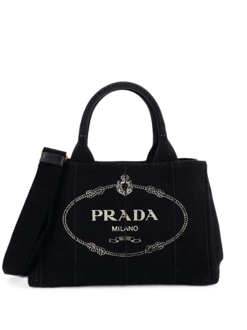 Prada Canapa Convertible Canvas Mini tote bag