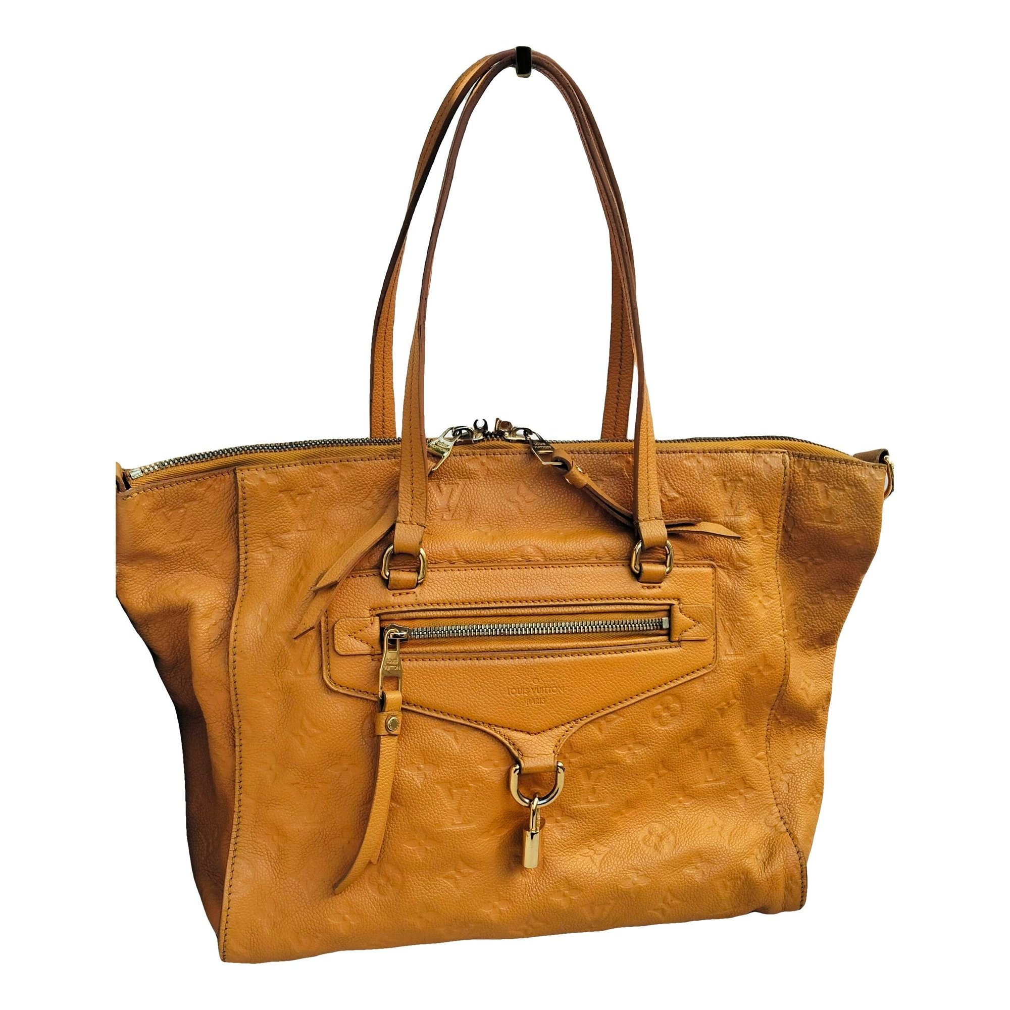 Leather tote
