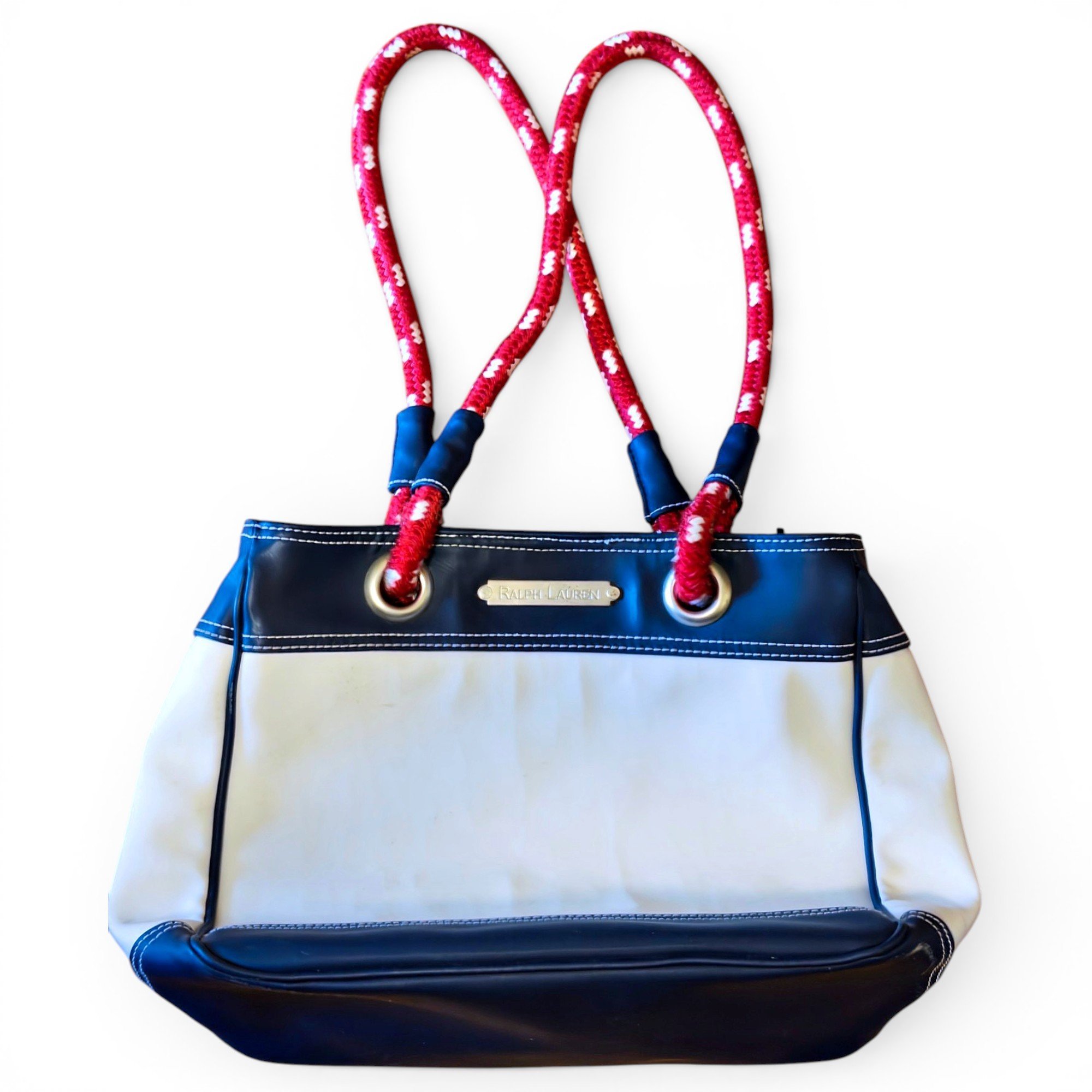 Vinyl handbag