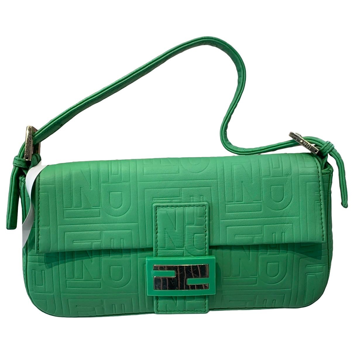 Baguette leather handbag
