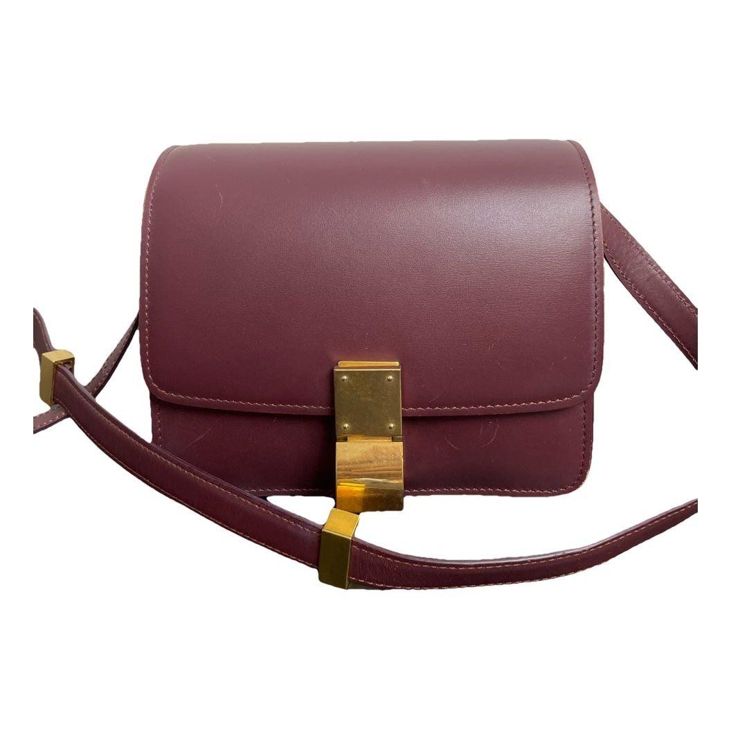 Classic leather crossbody bag