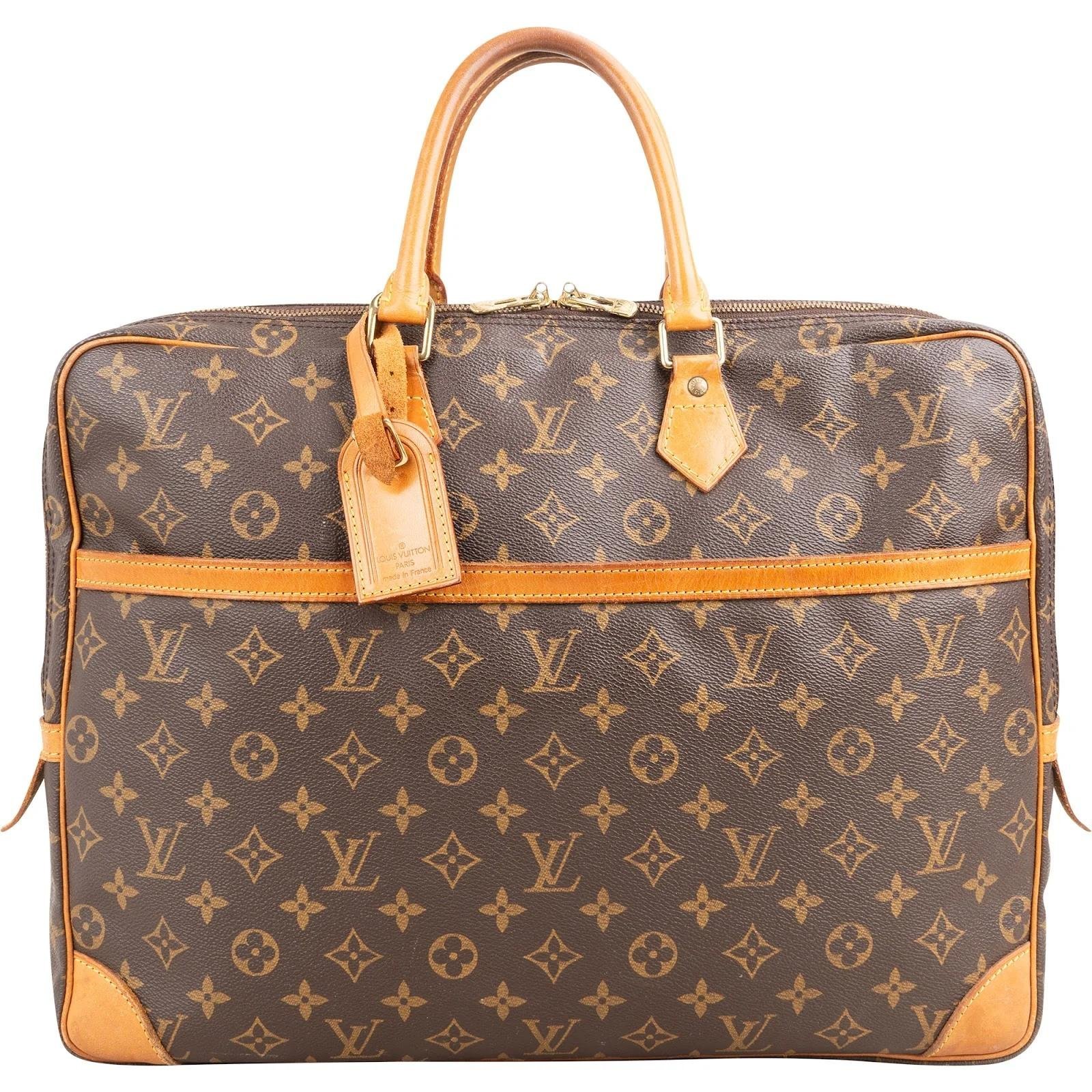 Porte Documents Voyage leather handbag