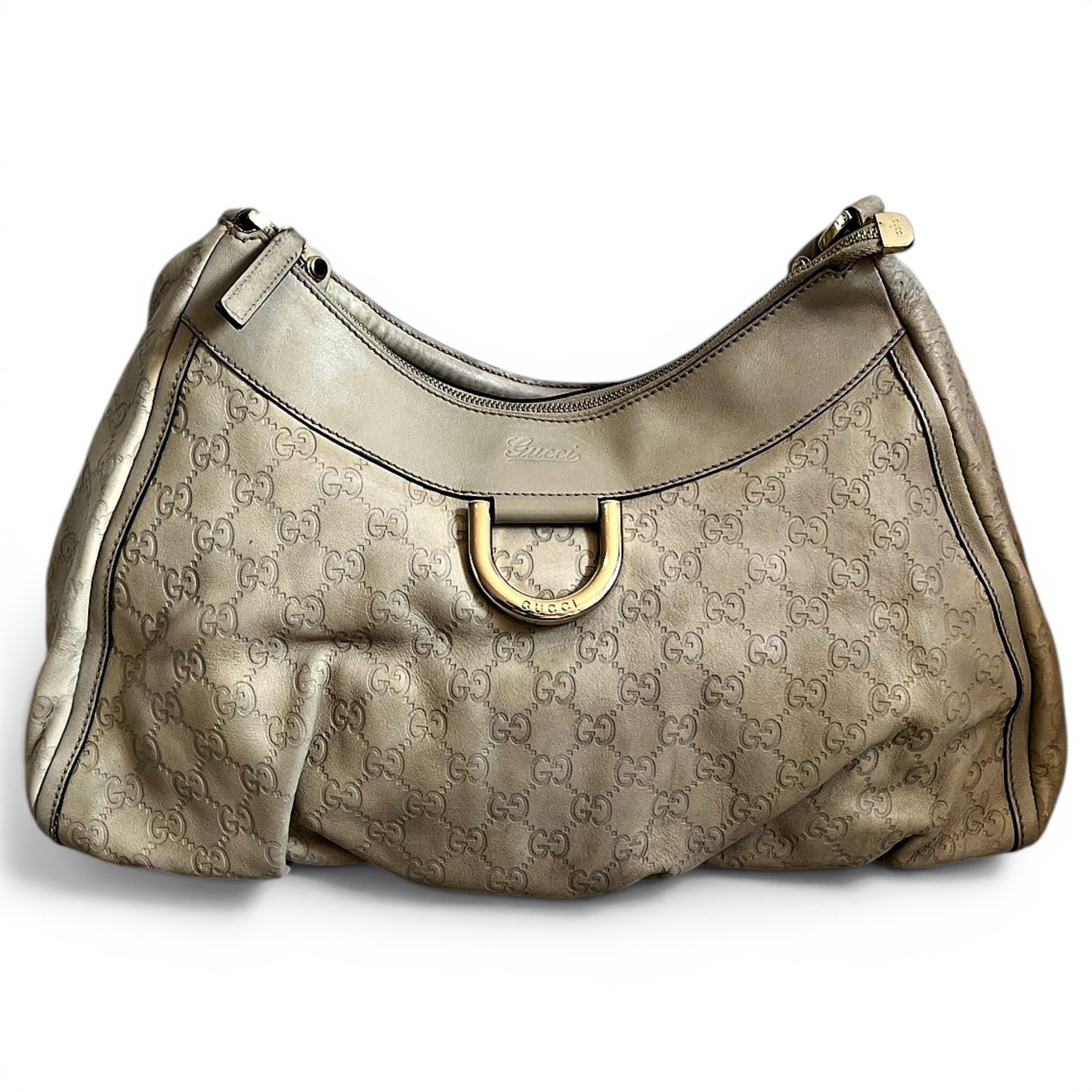 Hobo leather handbag