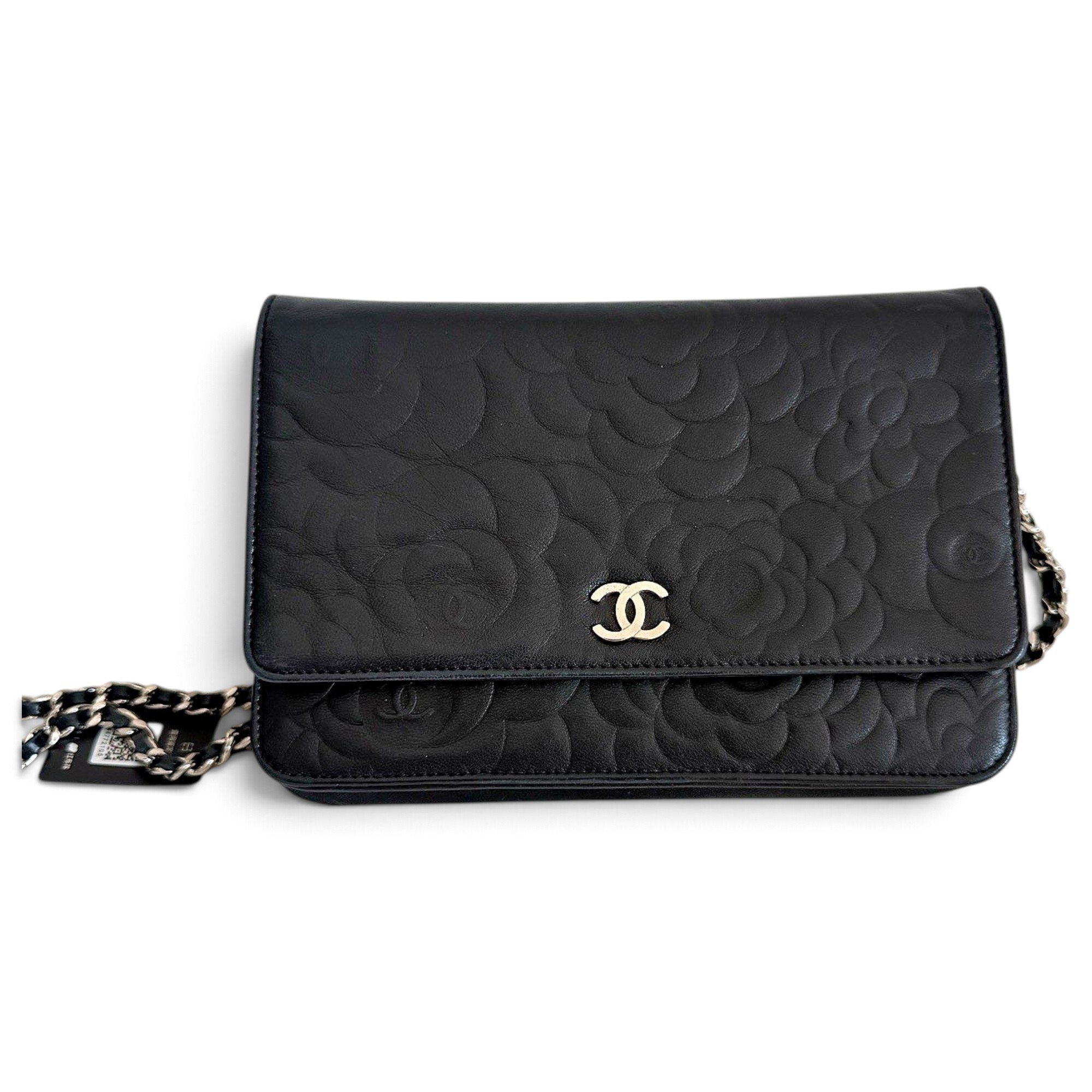 Wallet On Chain Boy Half Flap leather crossbody bag