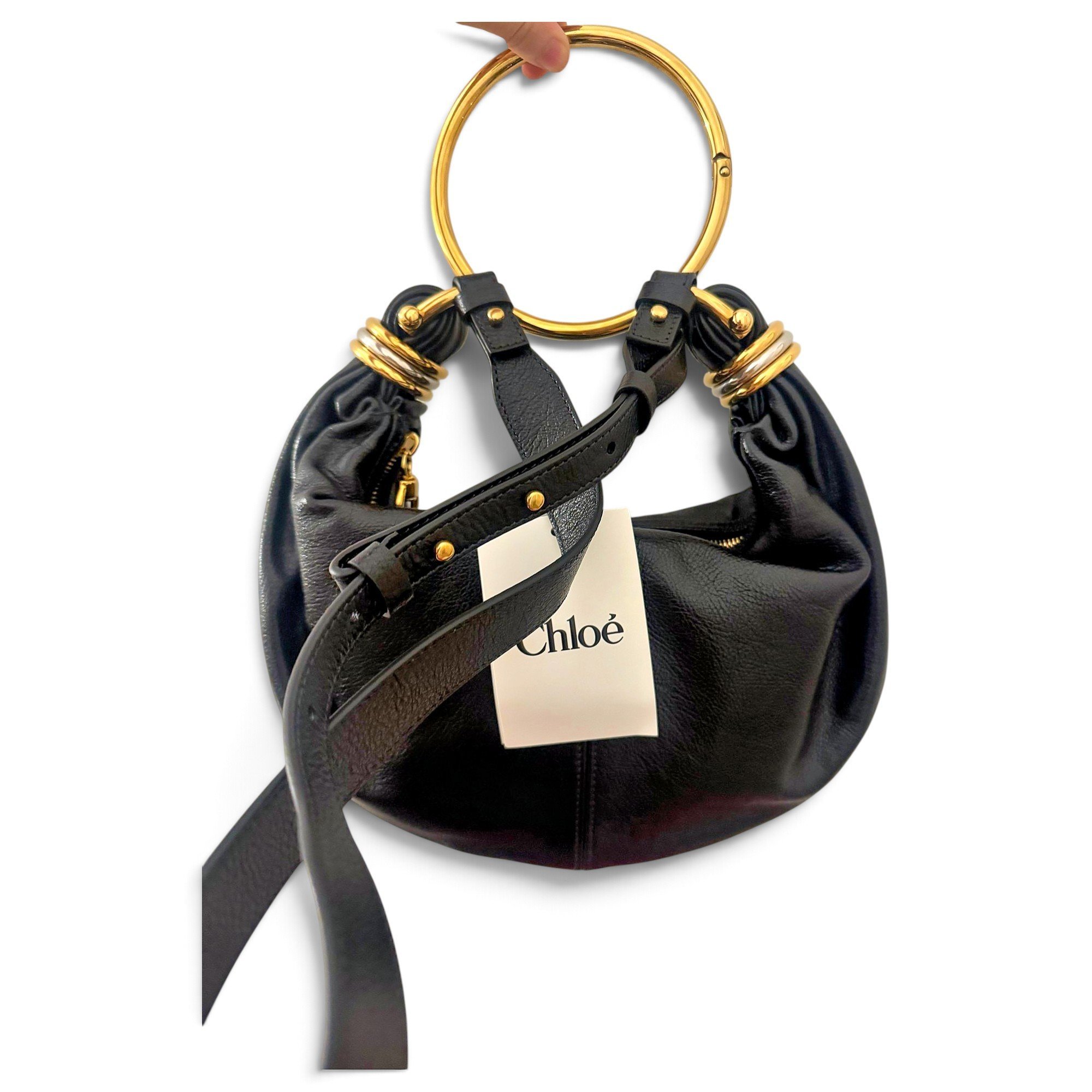 Kiss leather handbag
