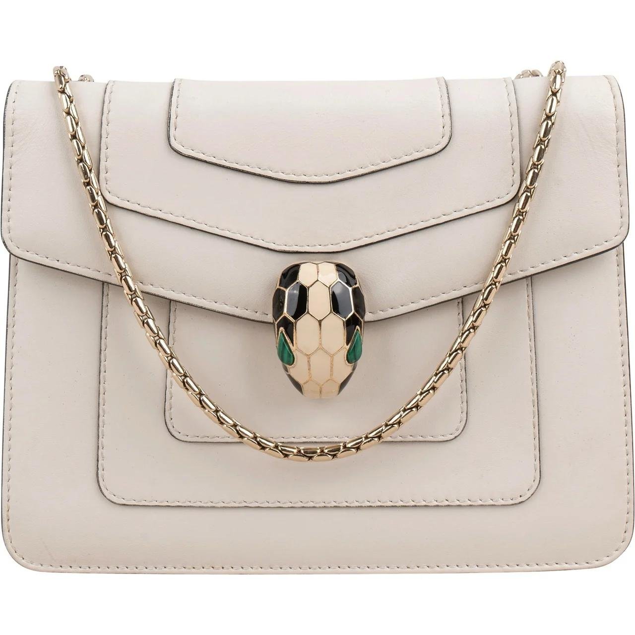 Serpenti leather crossbody bag