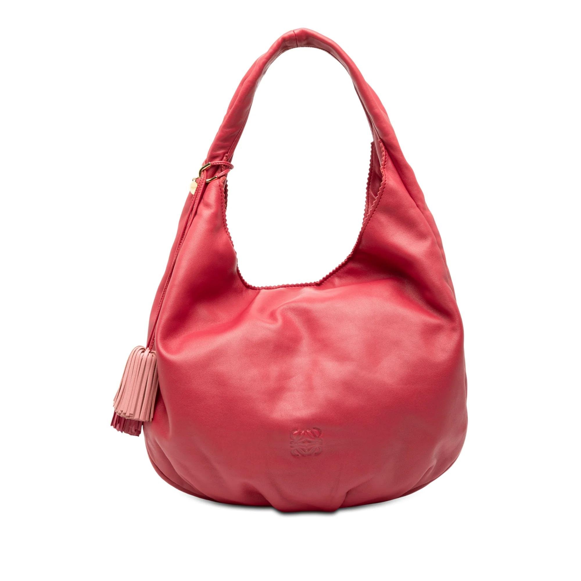 Anagram leather handbag