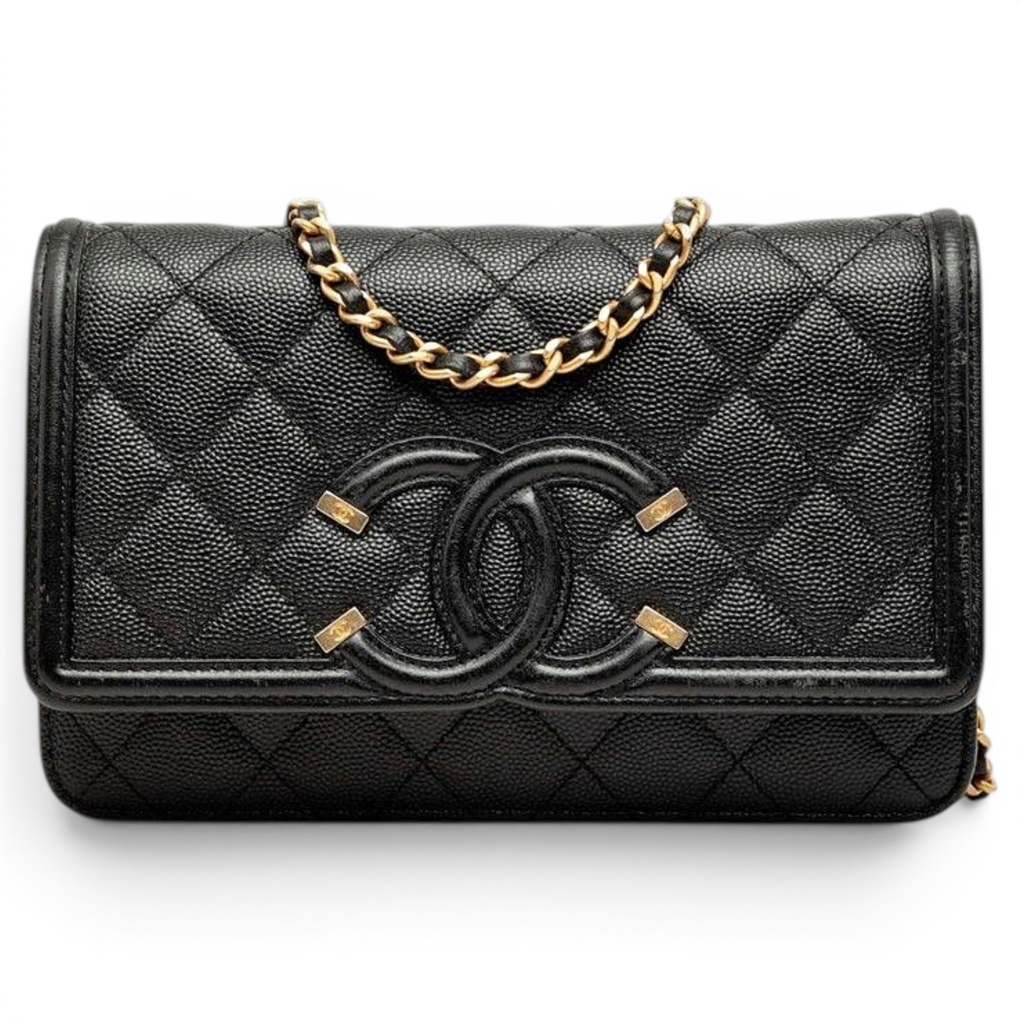 CC Filigree leather handbag