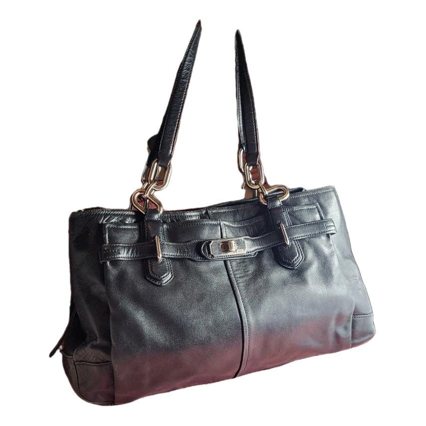Leather tote