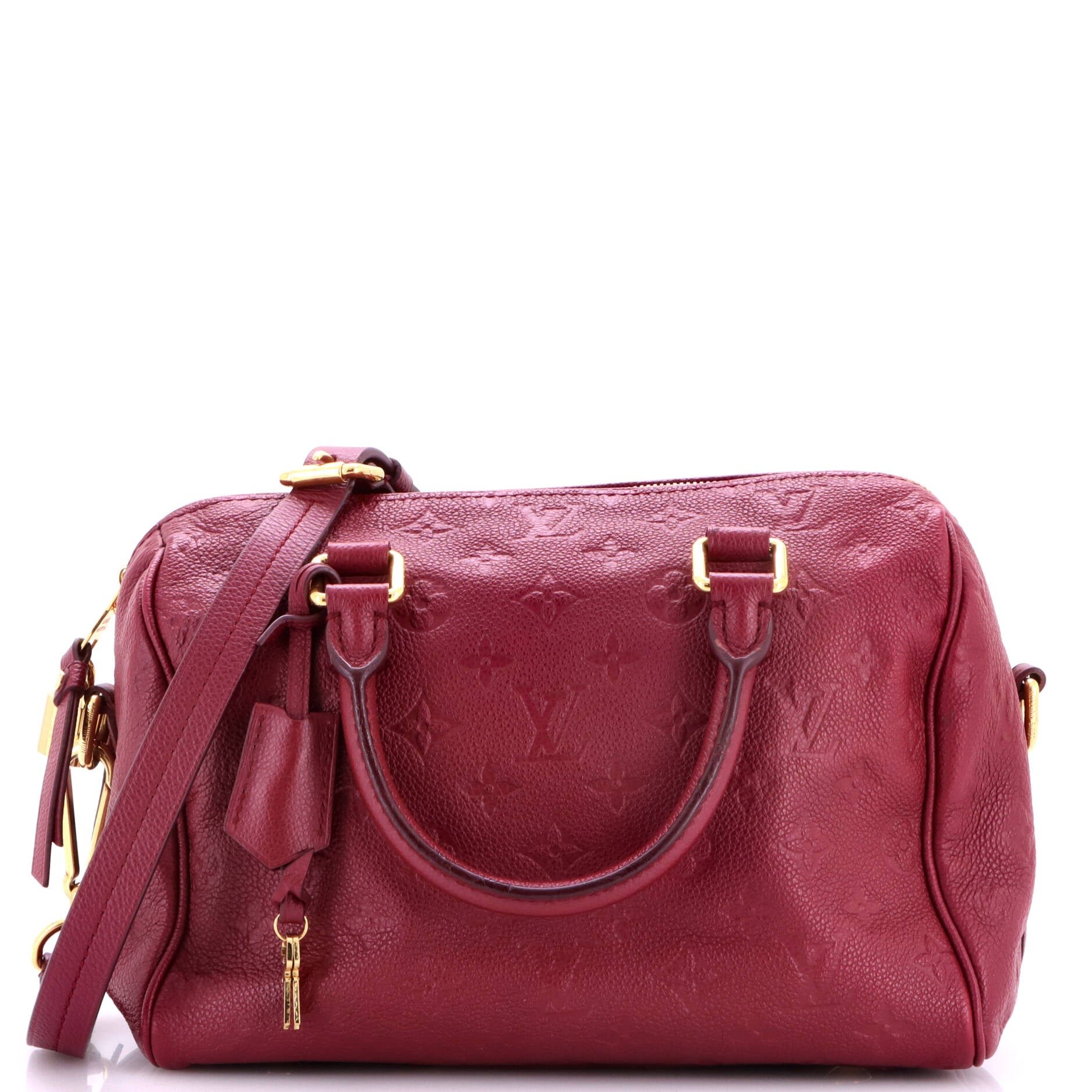 Speedy Bandouliere Bag Monogram Empreinte Leather 25