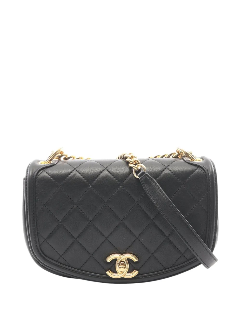 2018 Small Quilted Calfskin Underline Flap crossbody bag