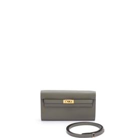 Hermes Gris Meyer Epsom Kelly-To-Go Gold Hardware, 2022