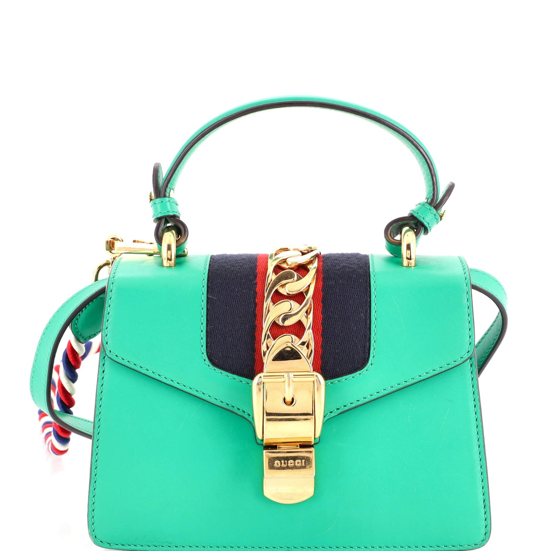 Sylvie Top Handle Bag Leather Mini