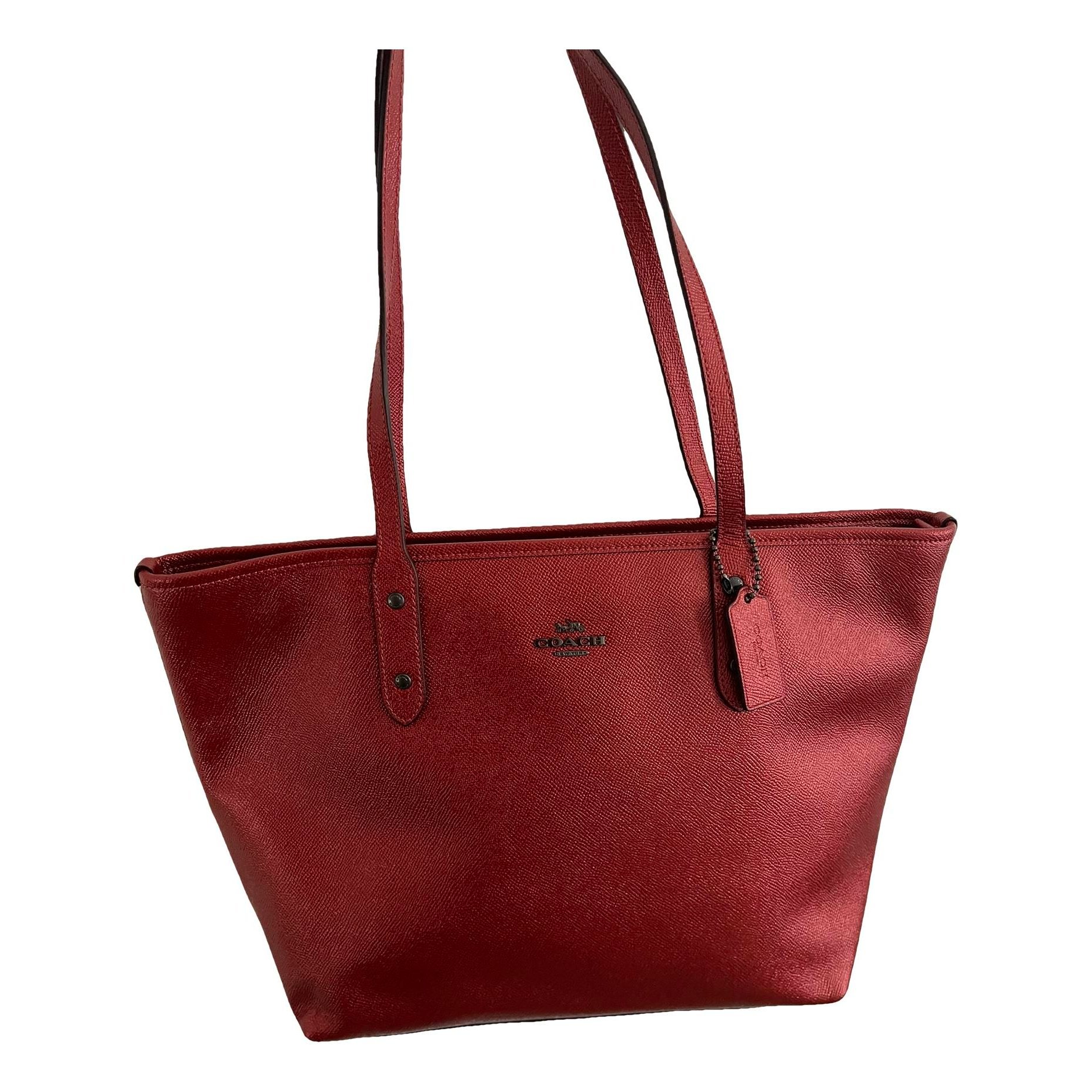CITY ZIP TOTE leather handbag