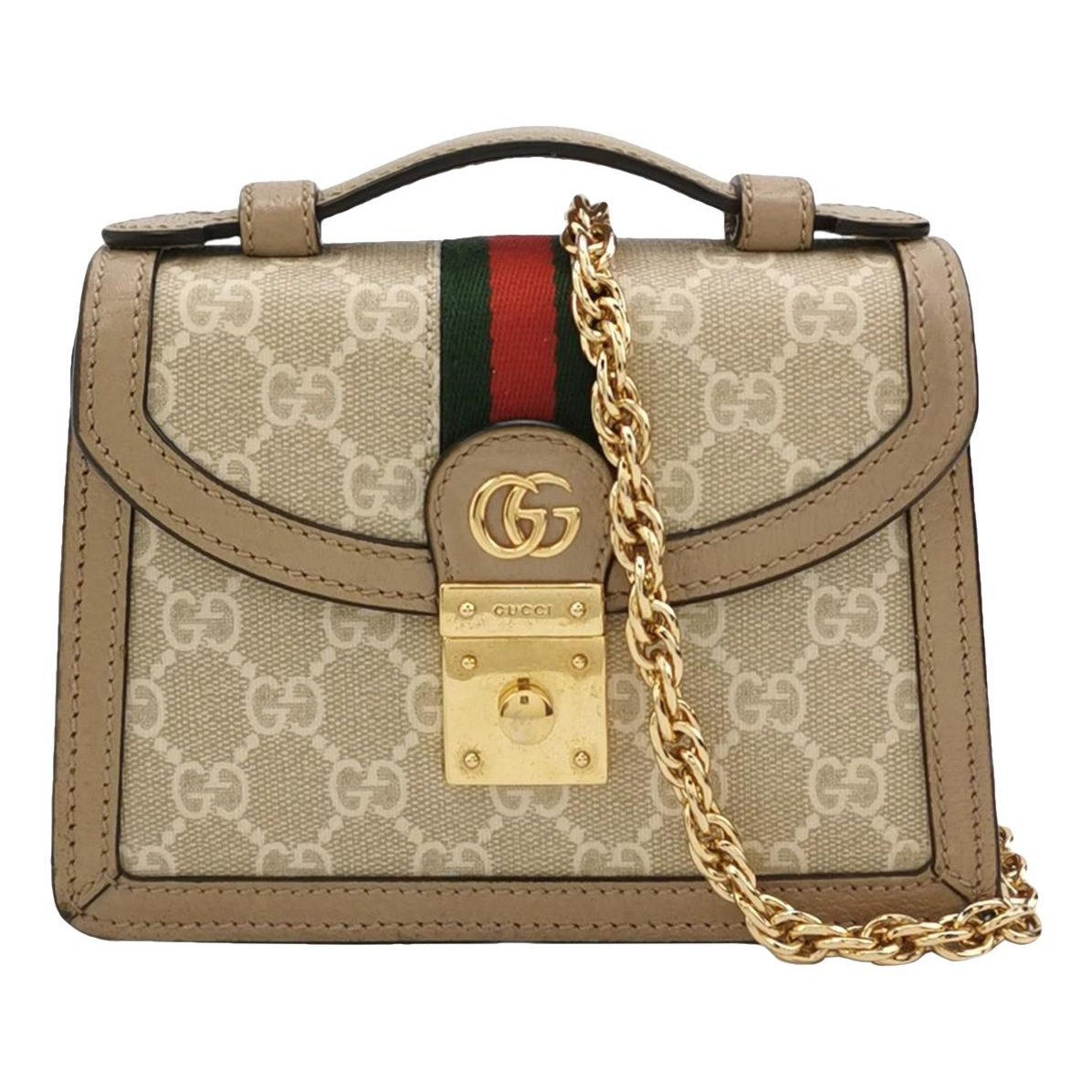 Ophidia leather handbag