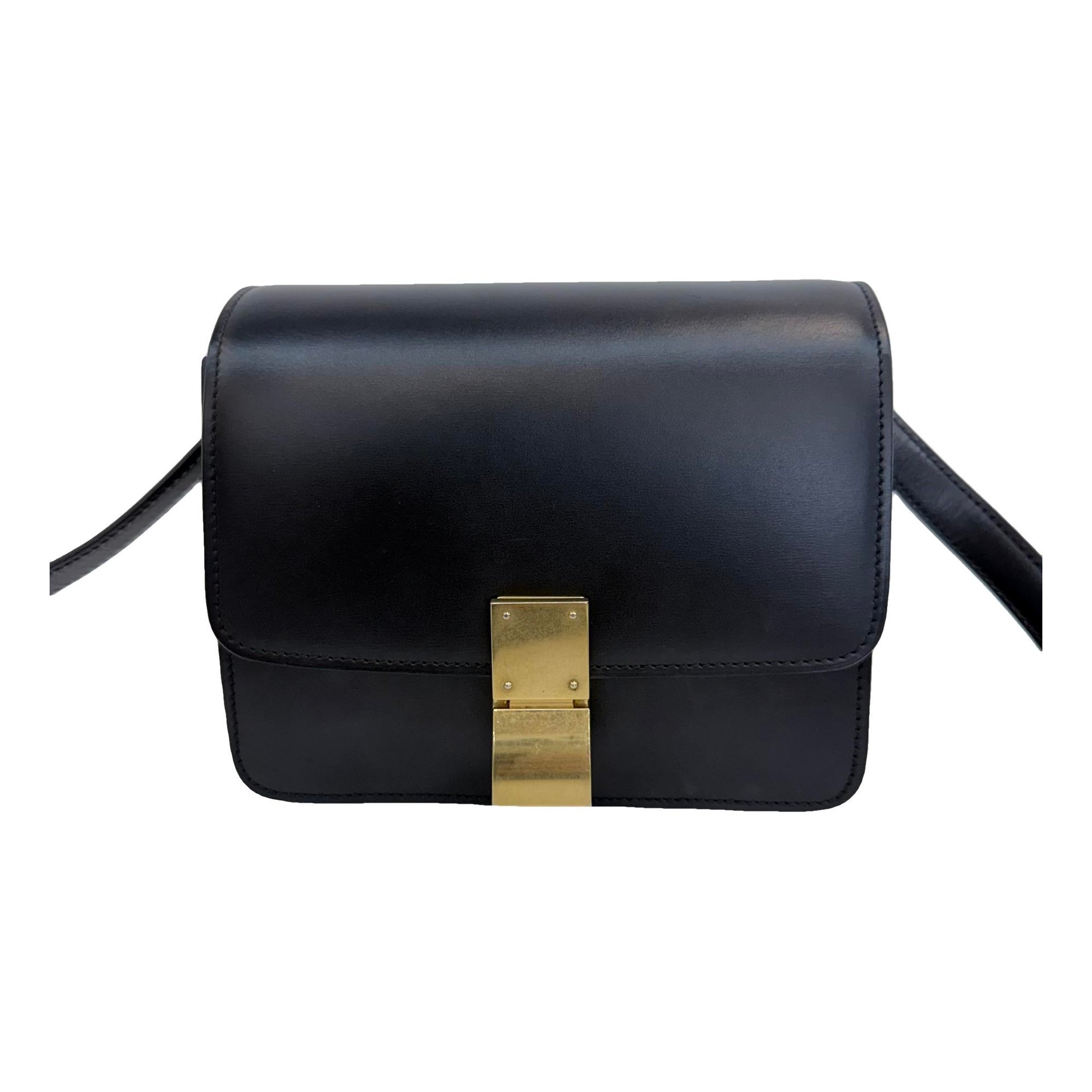 Classic leather crossbody bag