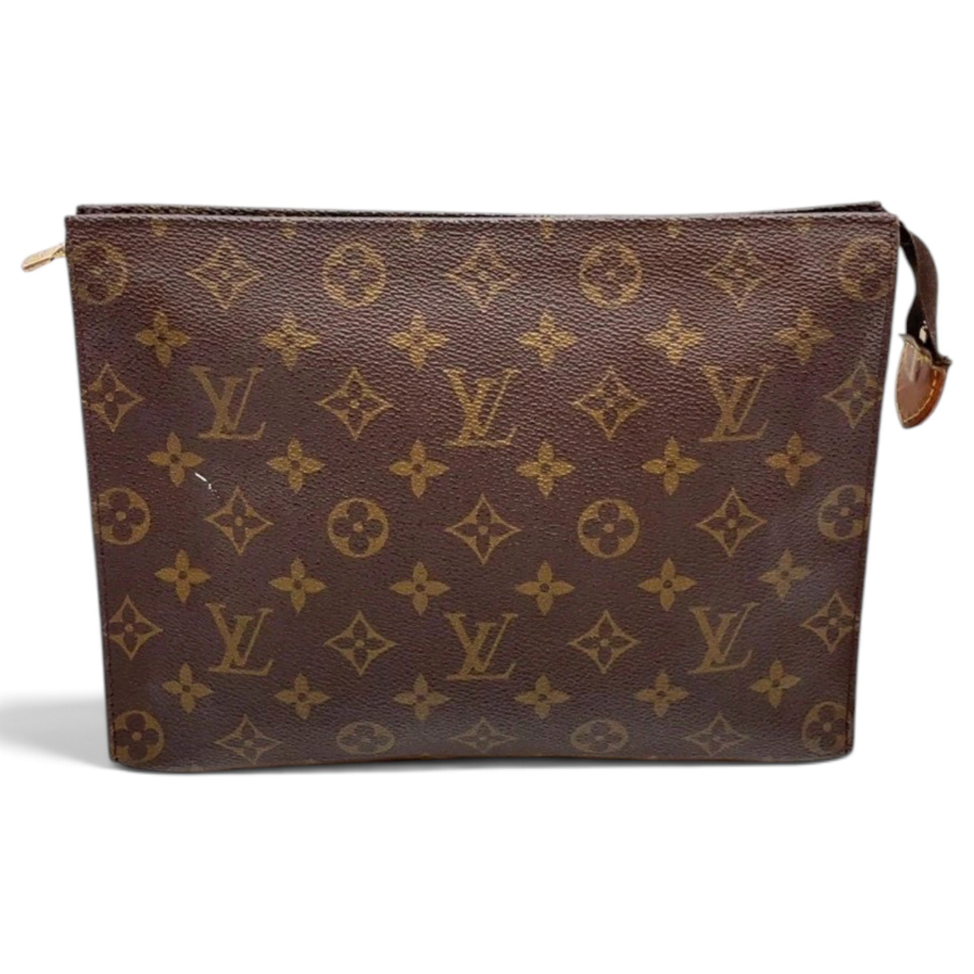 Poche toilette leather 48h bag
