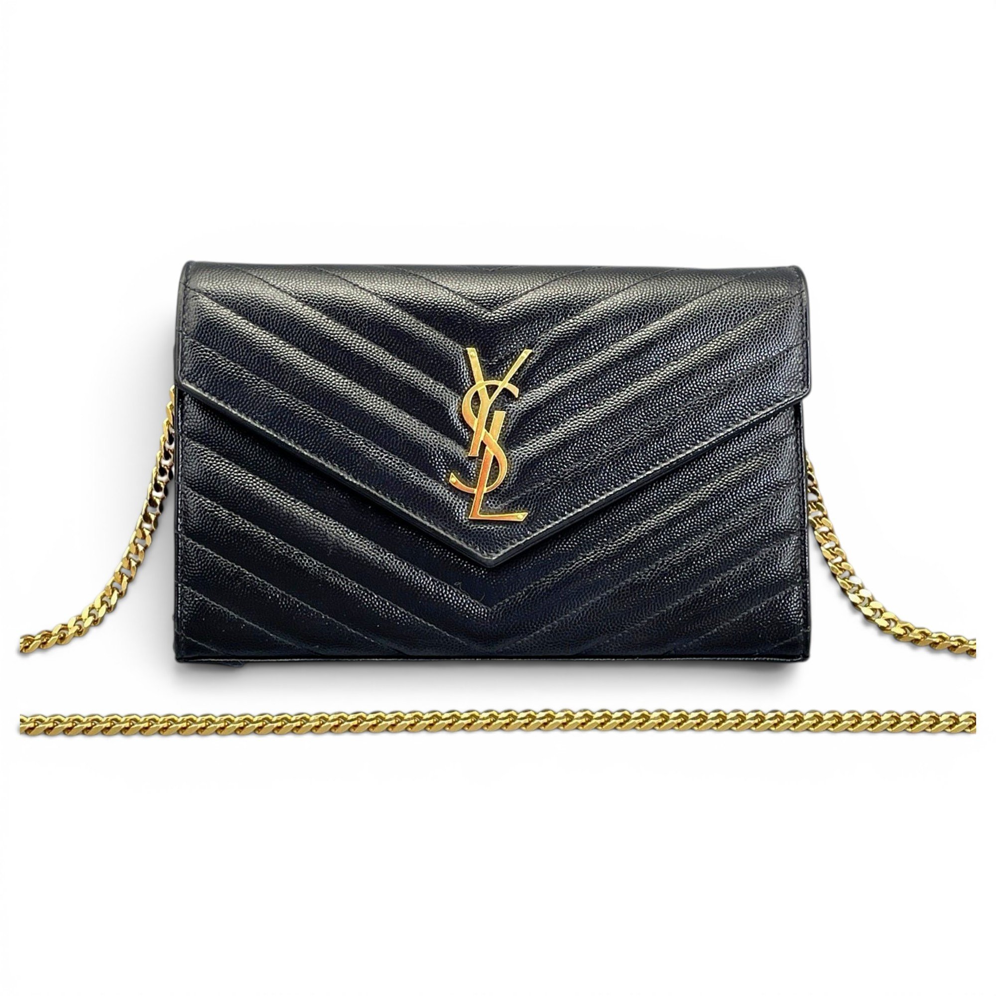 Portefeuille enveloppe leather handbag