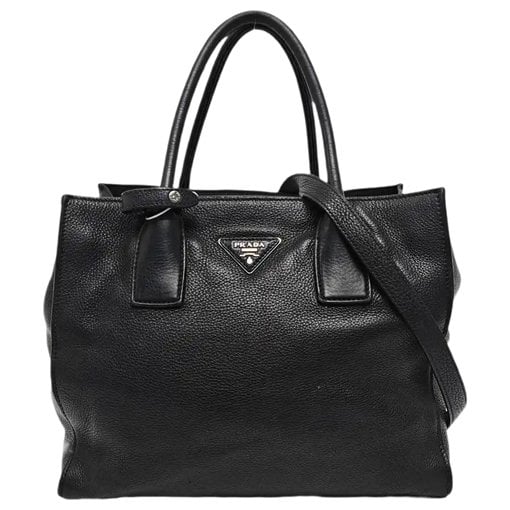 Leather tote