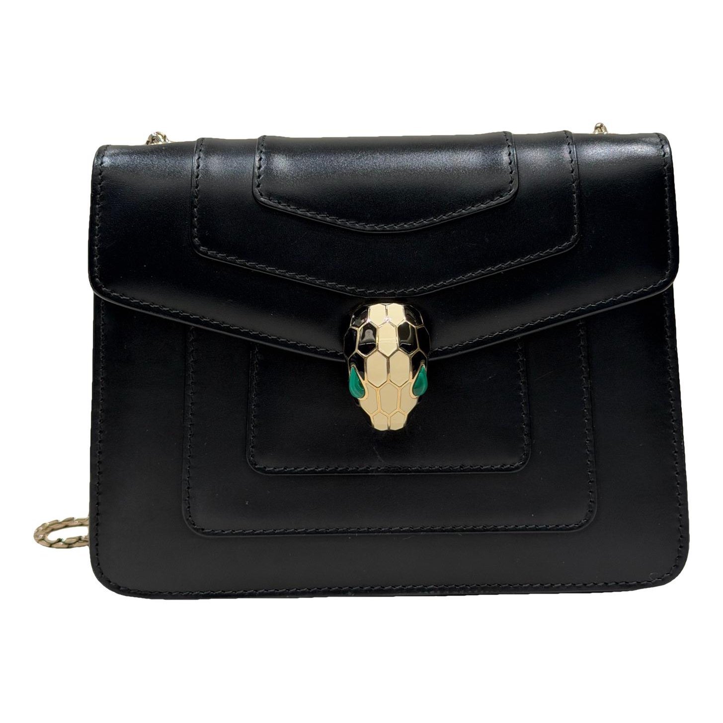 Bvlgari Serpenti leather tote