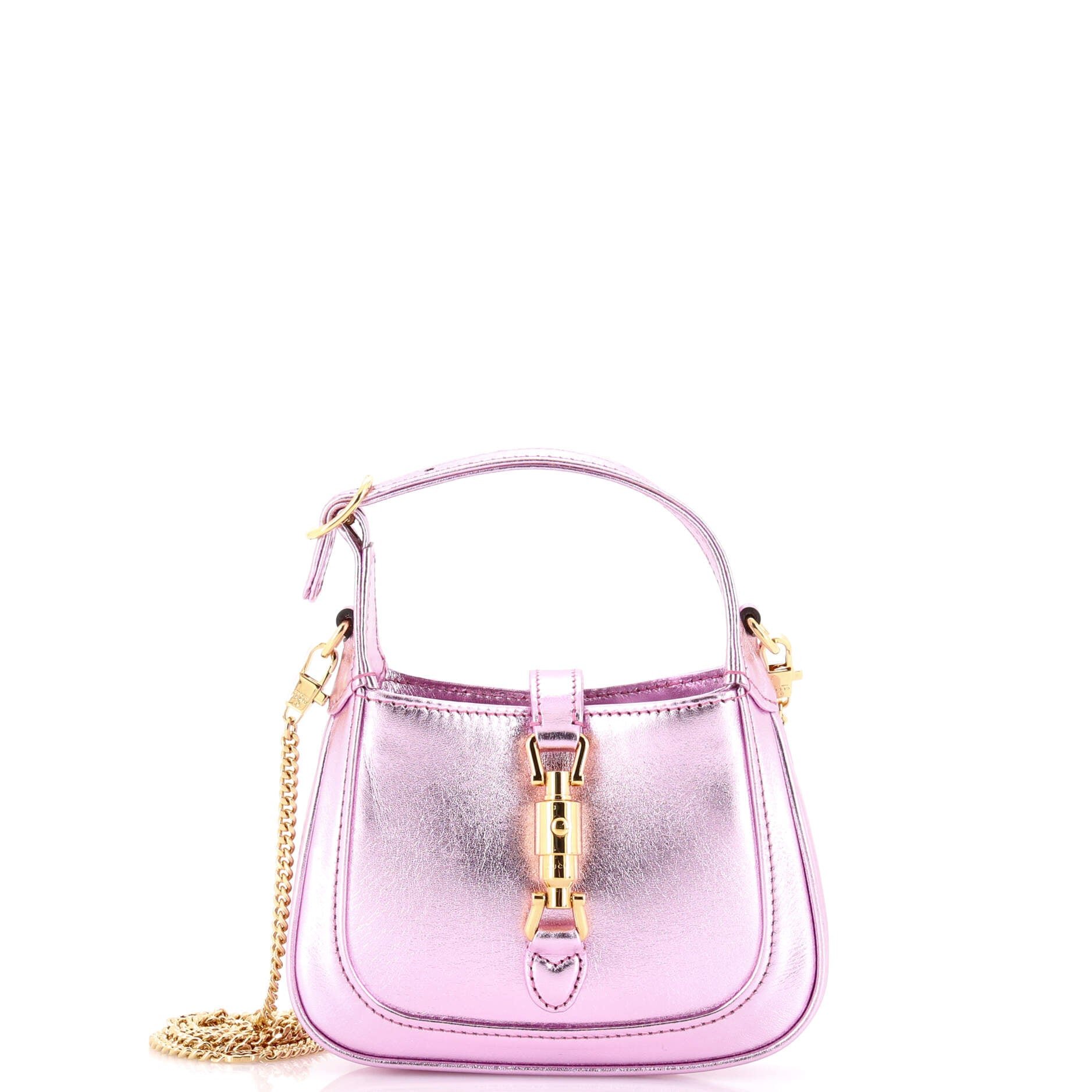 Jackie 1961 Chain Hobo Leather Super Mini