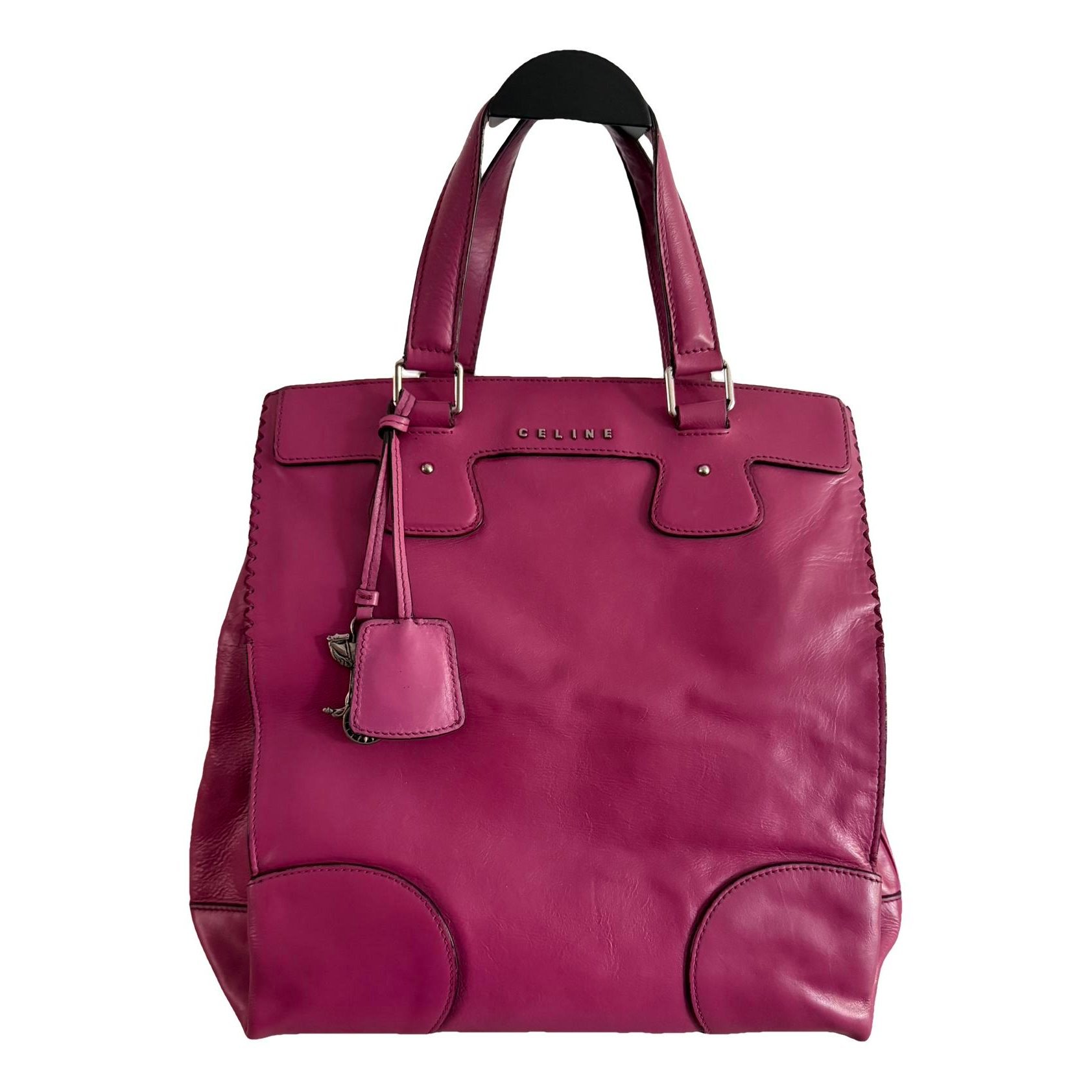 Cabas leather tote