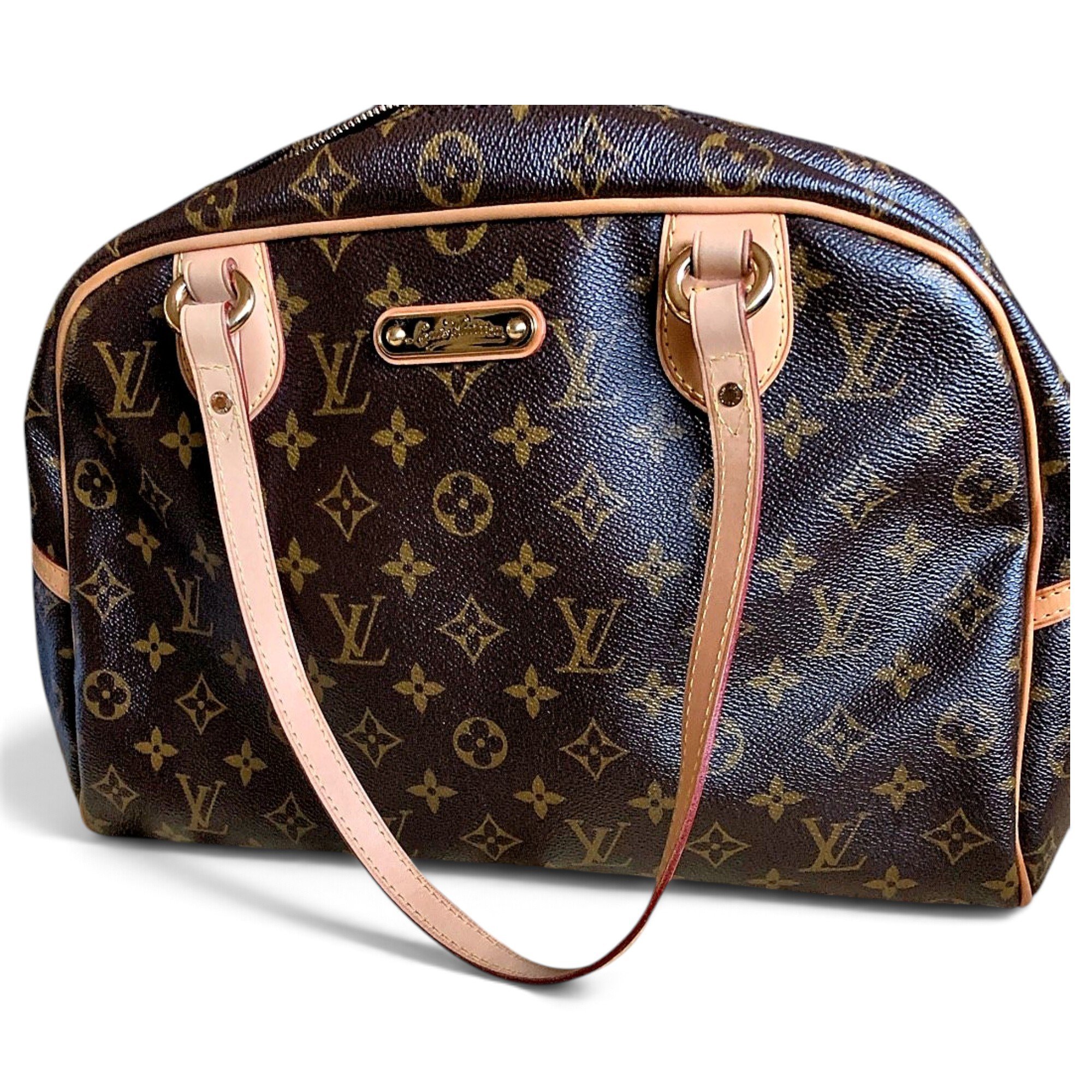 Louis Vuitton Montorgueil leather handbag