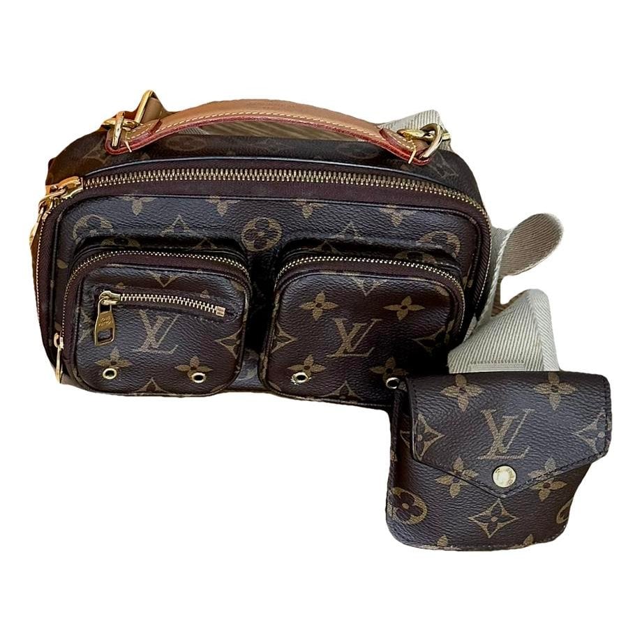 Croisé Utility leather crossbody bag
