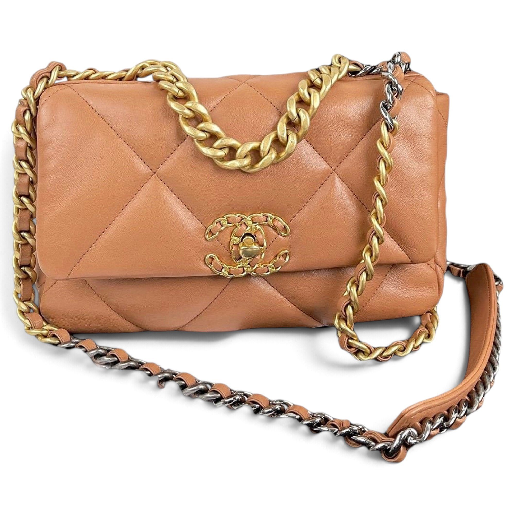 Chanel 19 leather handbag