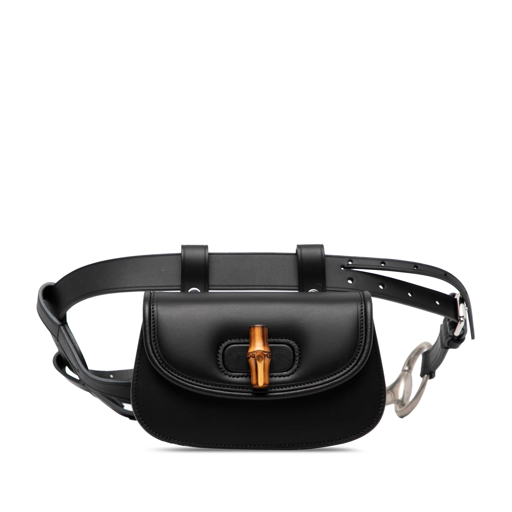 Bamboo pony-style calfskin handbag