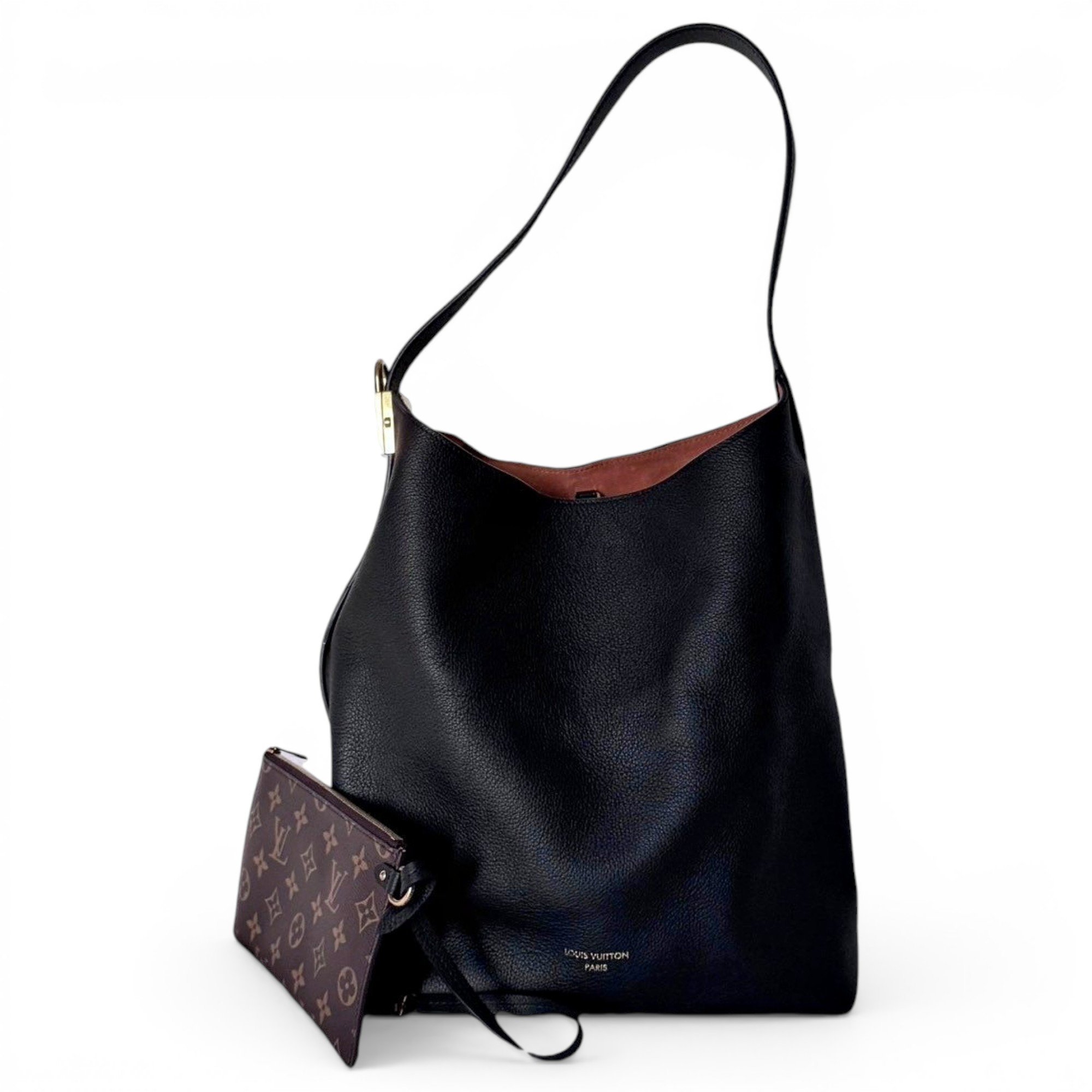Low Key Hobo leather handbag