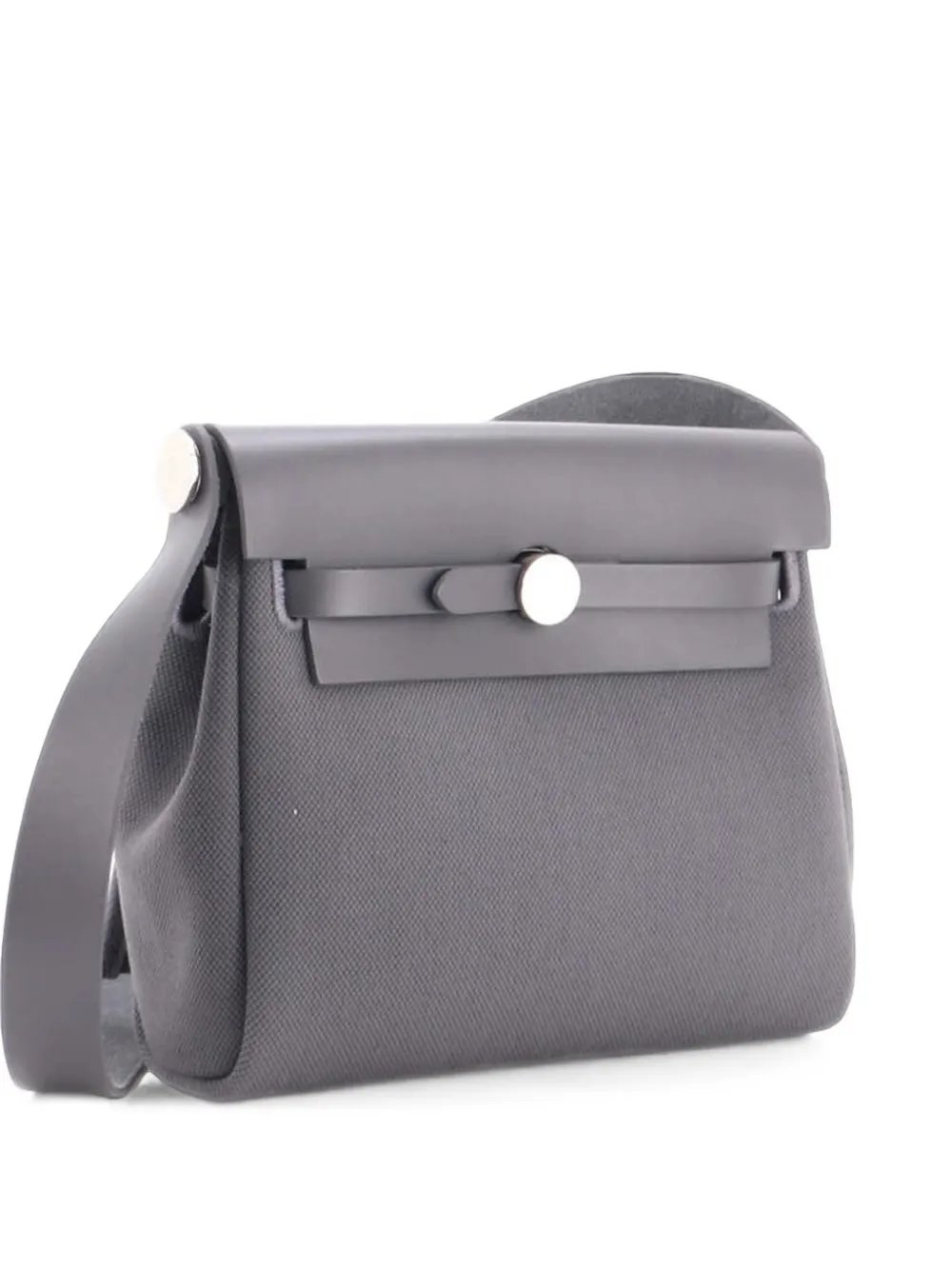 Herbag Zip Toile and Leather 20 shoulder bag