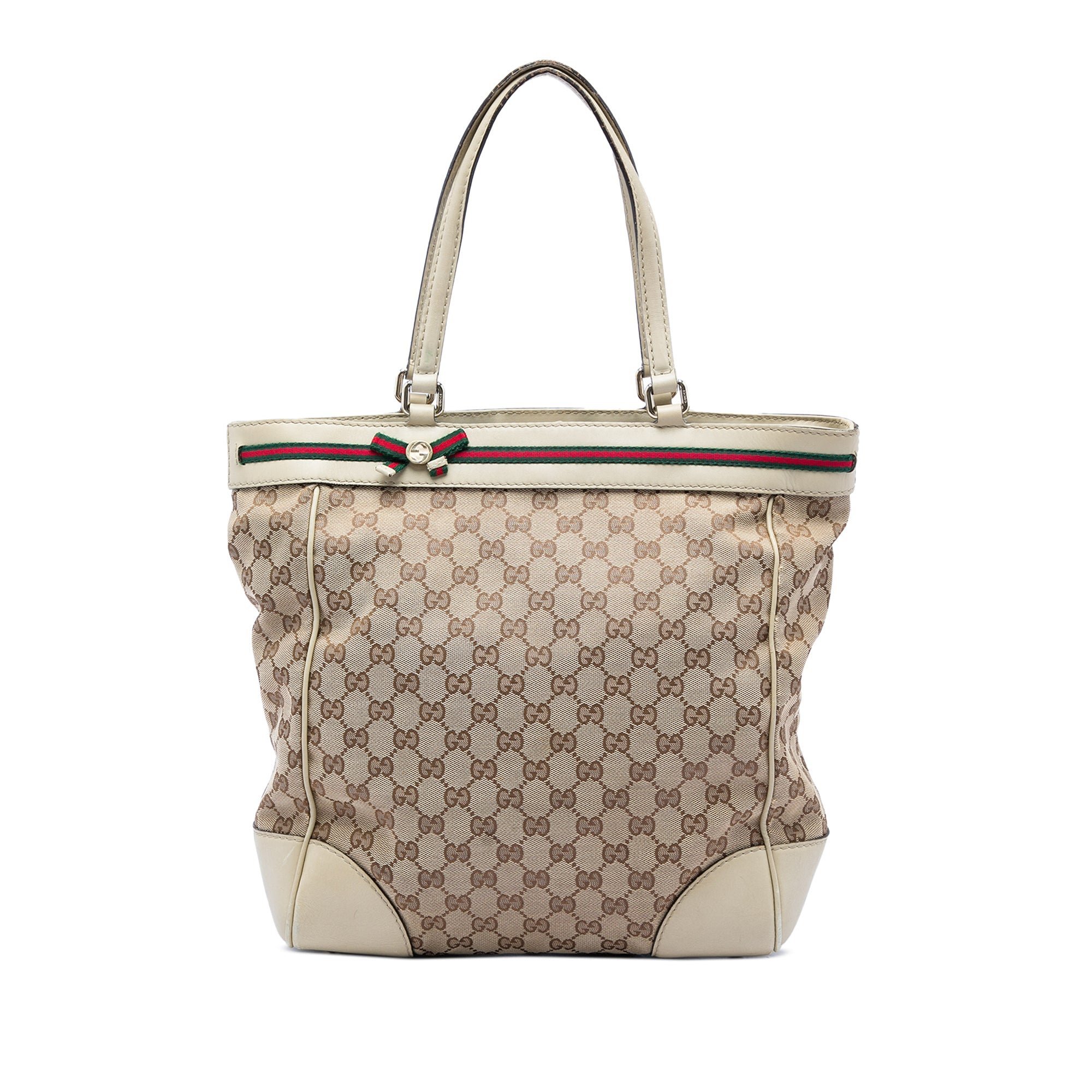 Gucci B leather tote