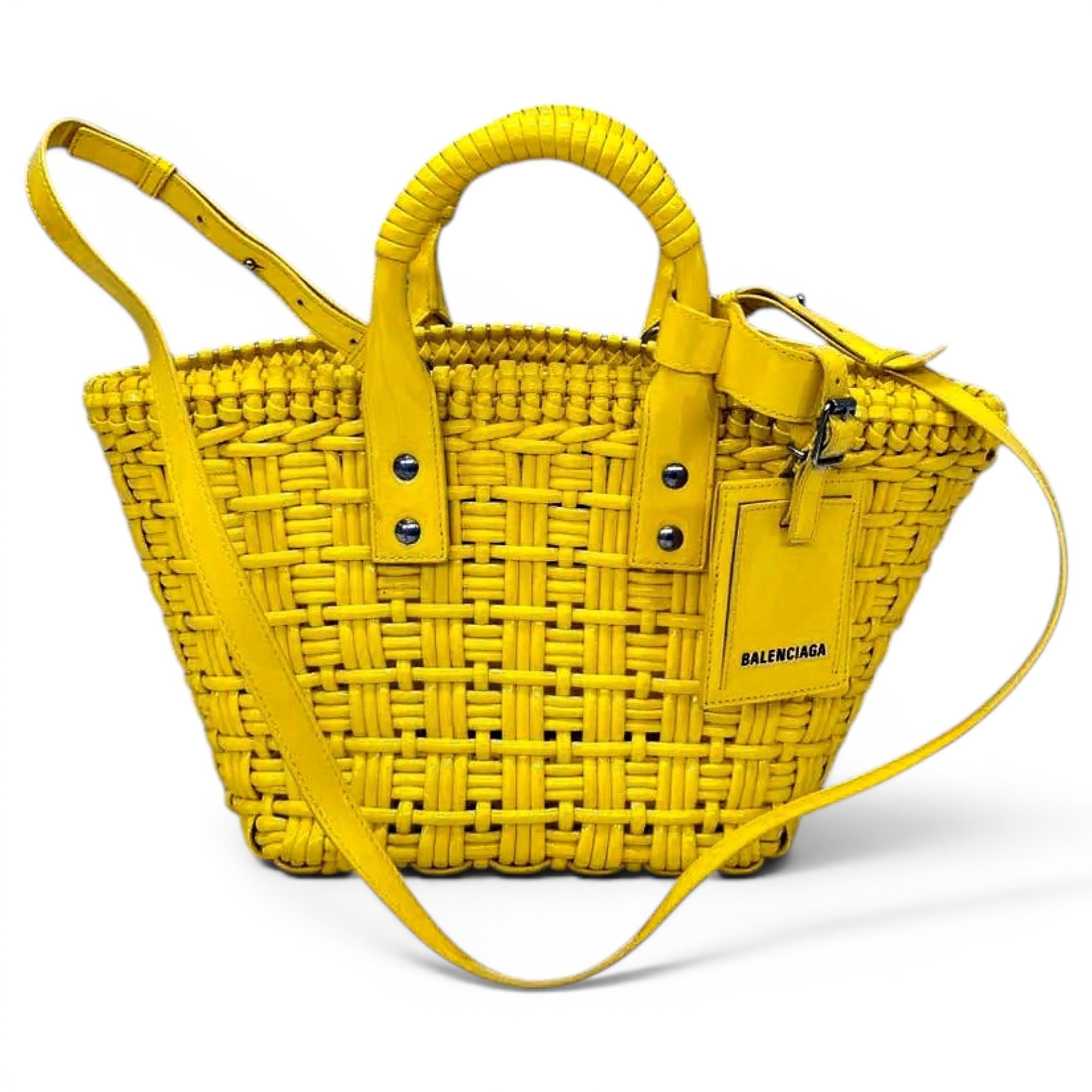 Bistro Panier patent leather tote
