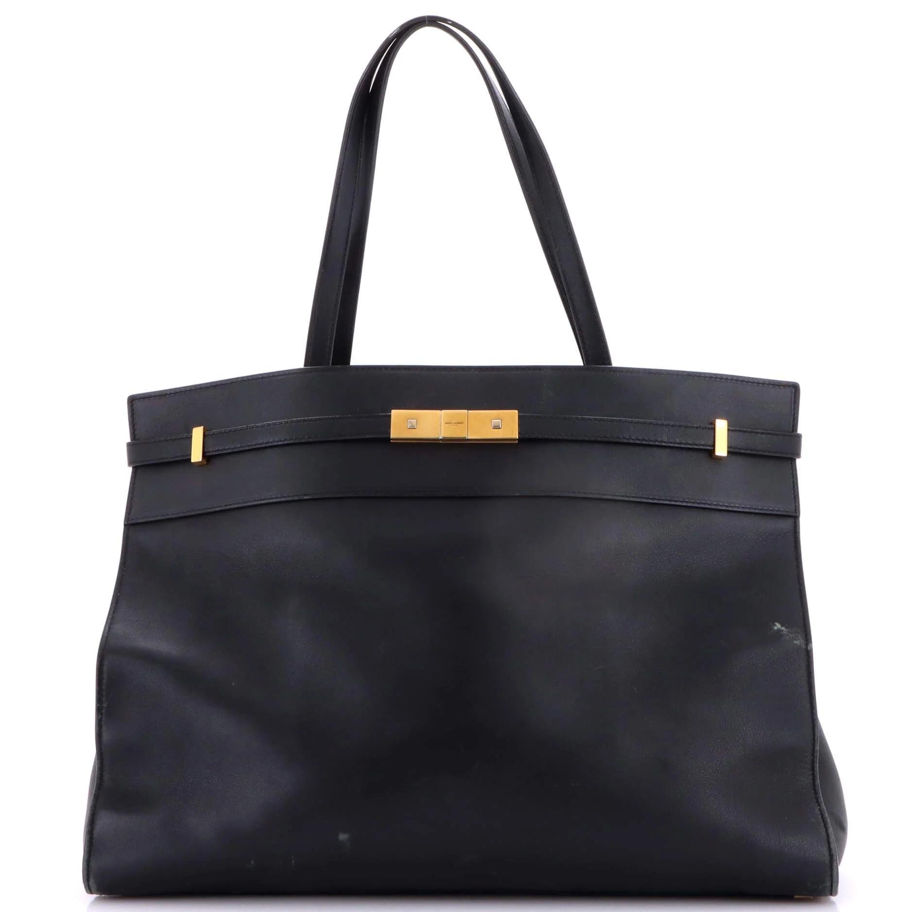 Leather tote