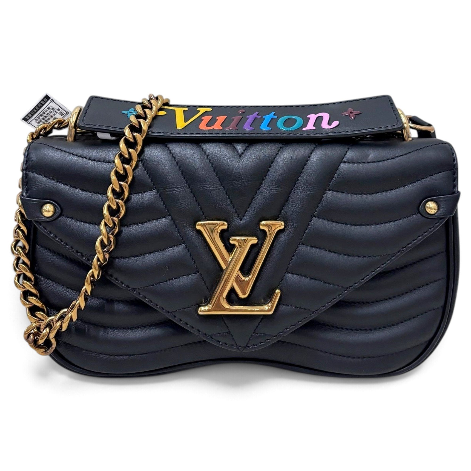 New Wave leather handbag