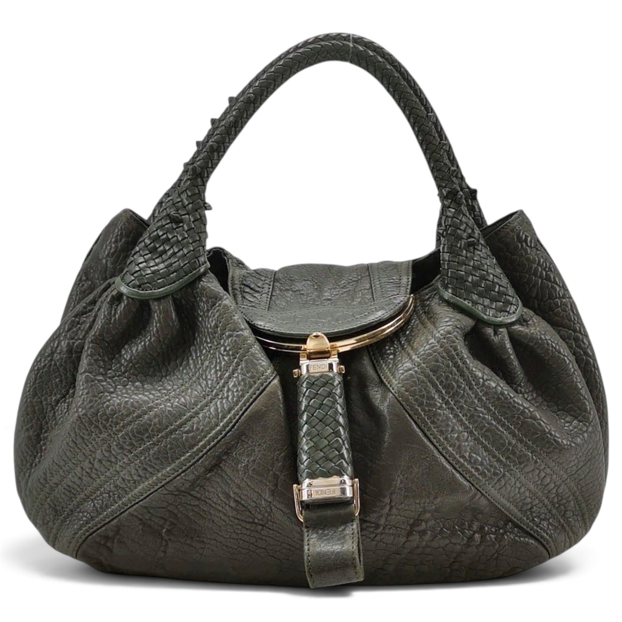 Spy leather handbag