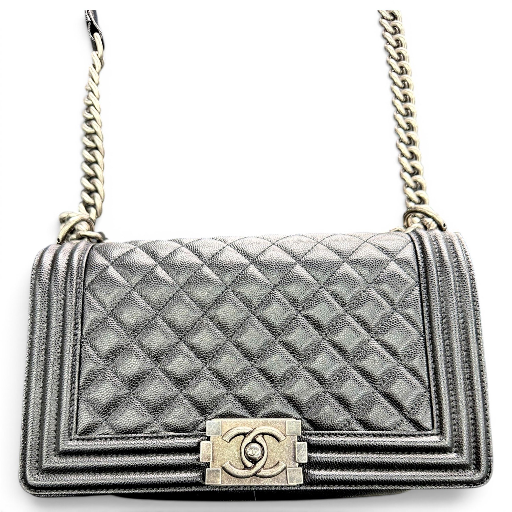 Boy leather crossbody bag