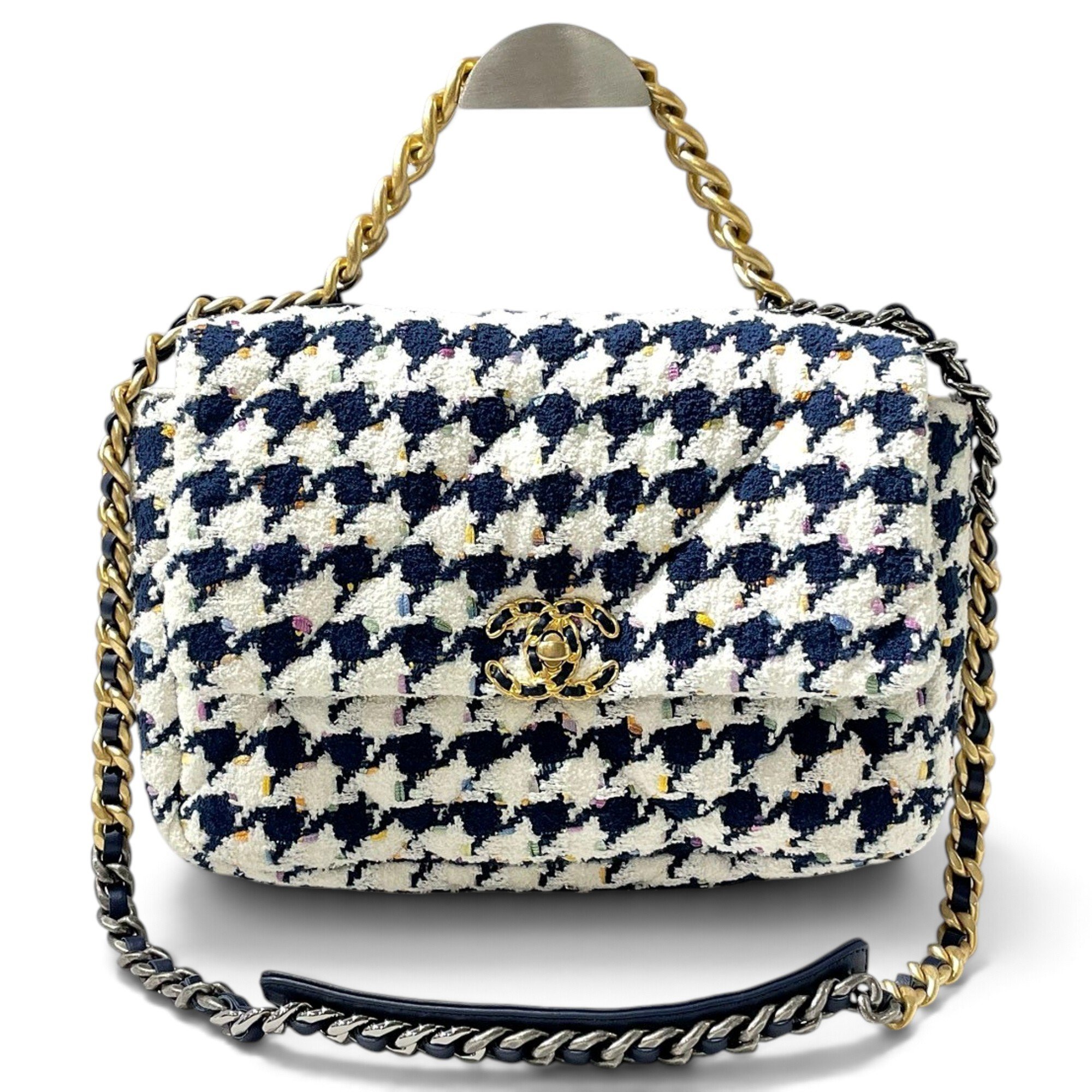 Chanel 19 tweed handbag