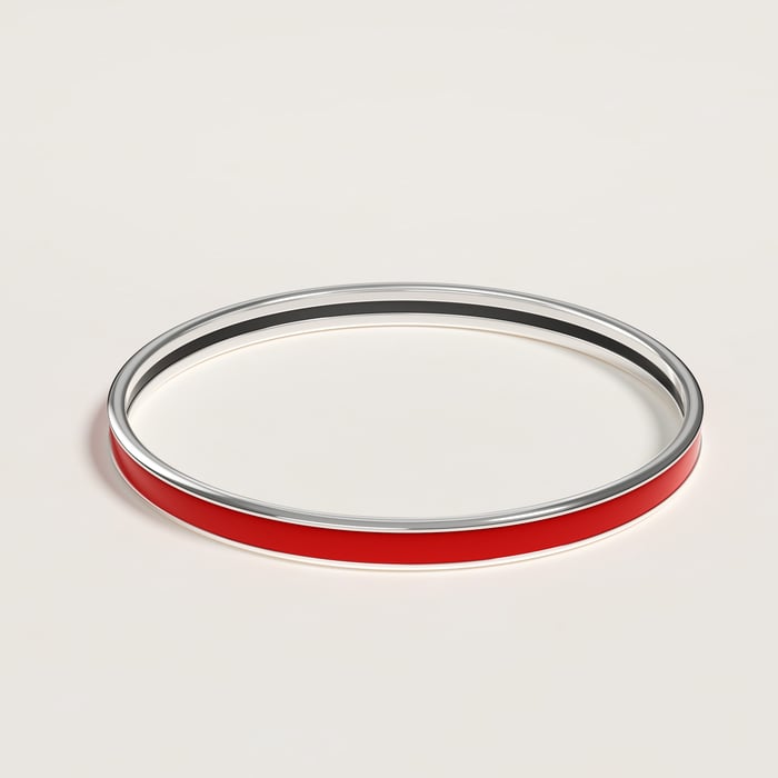 Rouge Amarante Uni Bangle