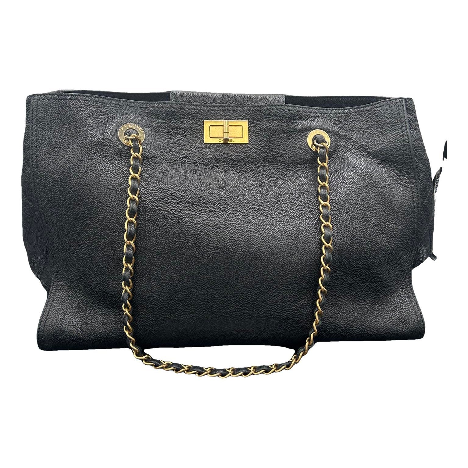 Leather tote