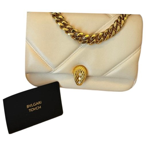 Serpenti leather handbag