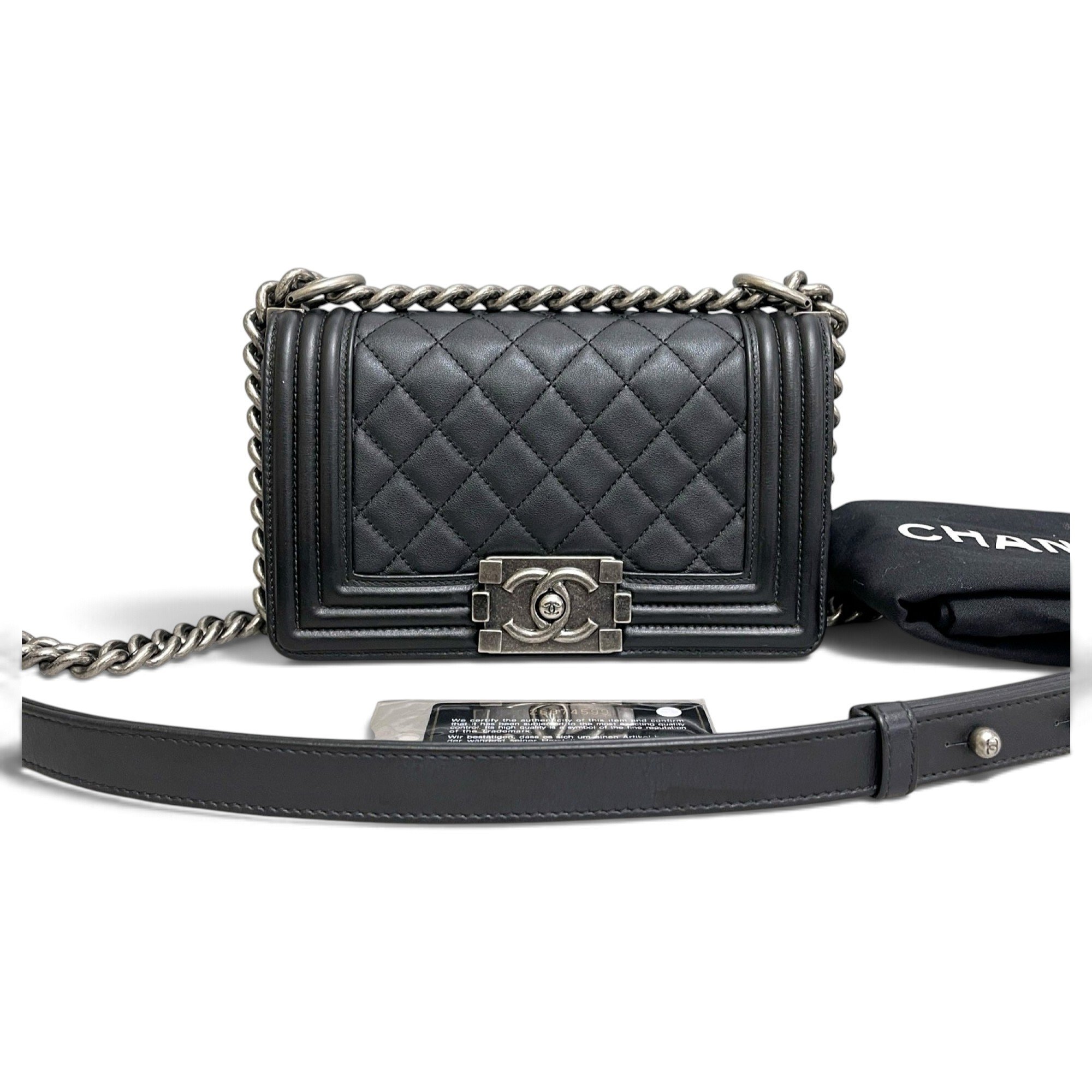 Boy leather handbag